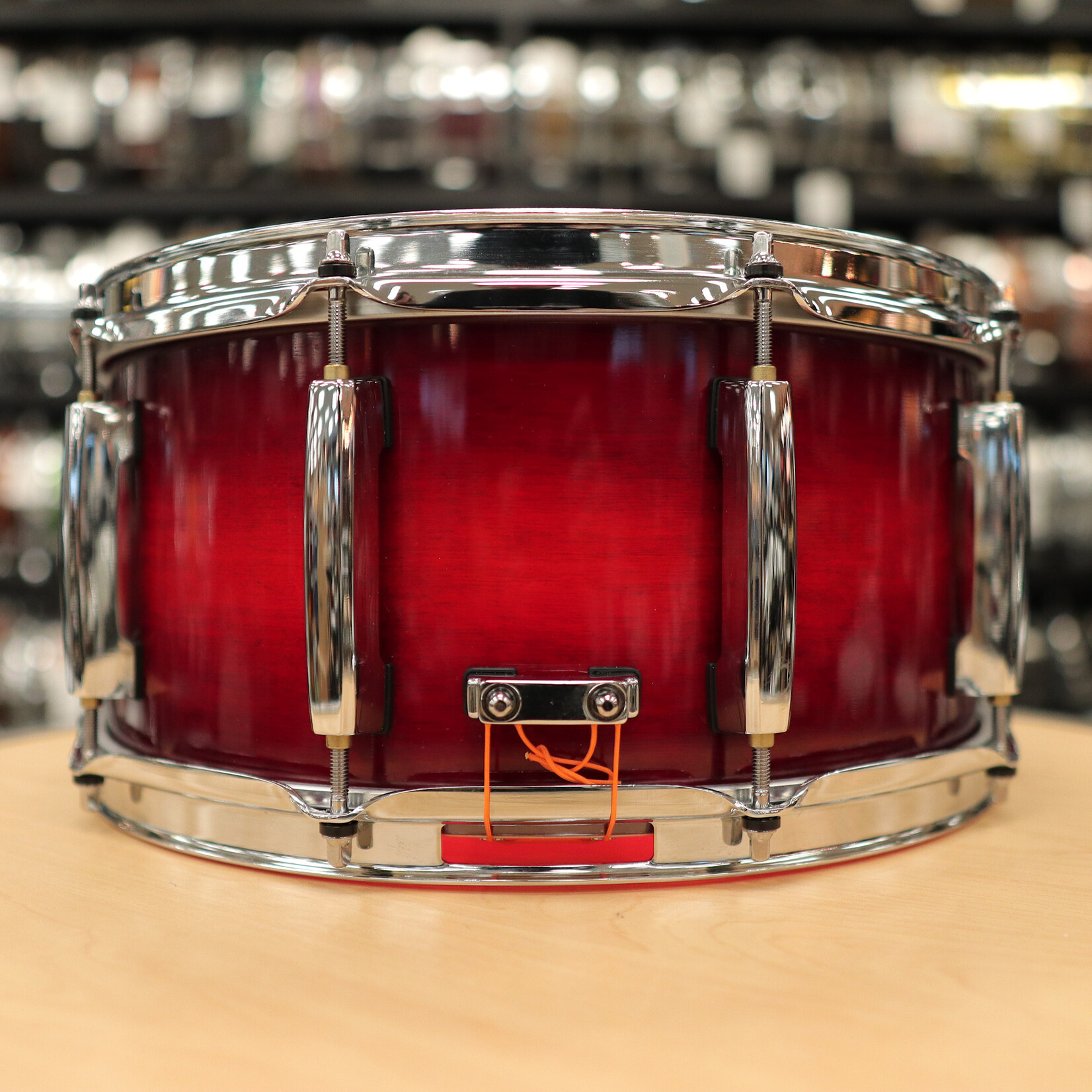 Pearl Pre-Owned Pearl 6.5x14" Session Studio Select Snare Drum (Antique Crimson Burst)
