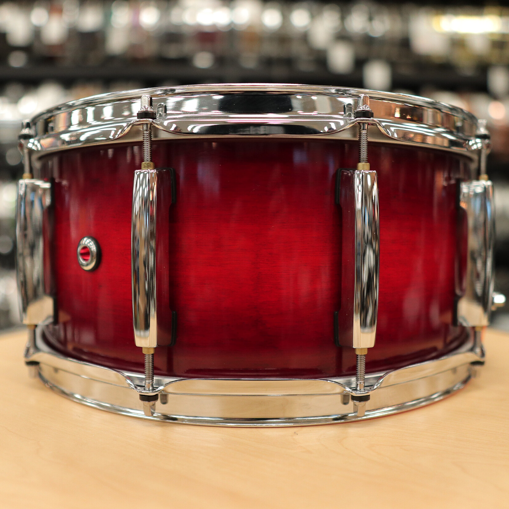 Pearl Pre-Owned Pearl 6.5x14" Session Studio Select Snare Drum (Antique Crimson Burst)