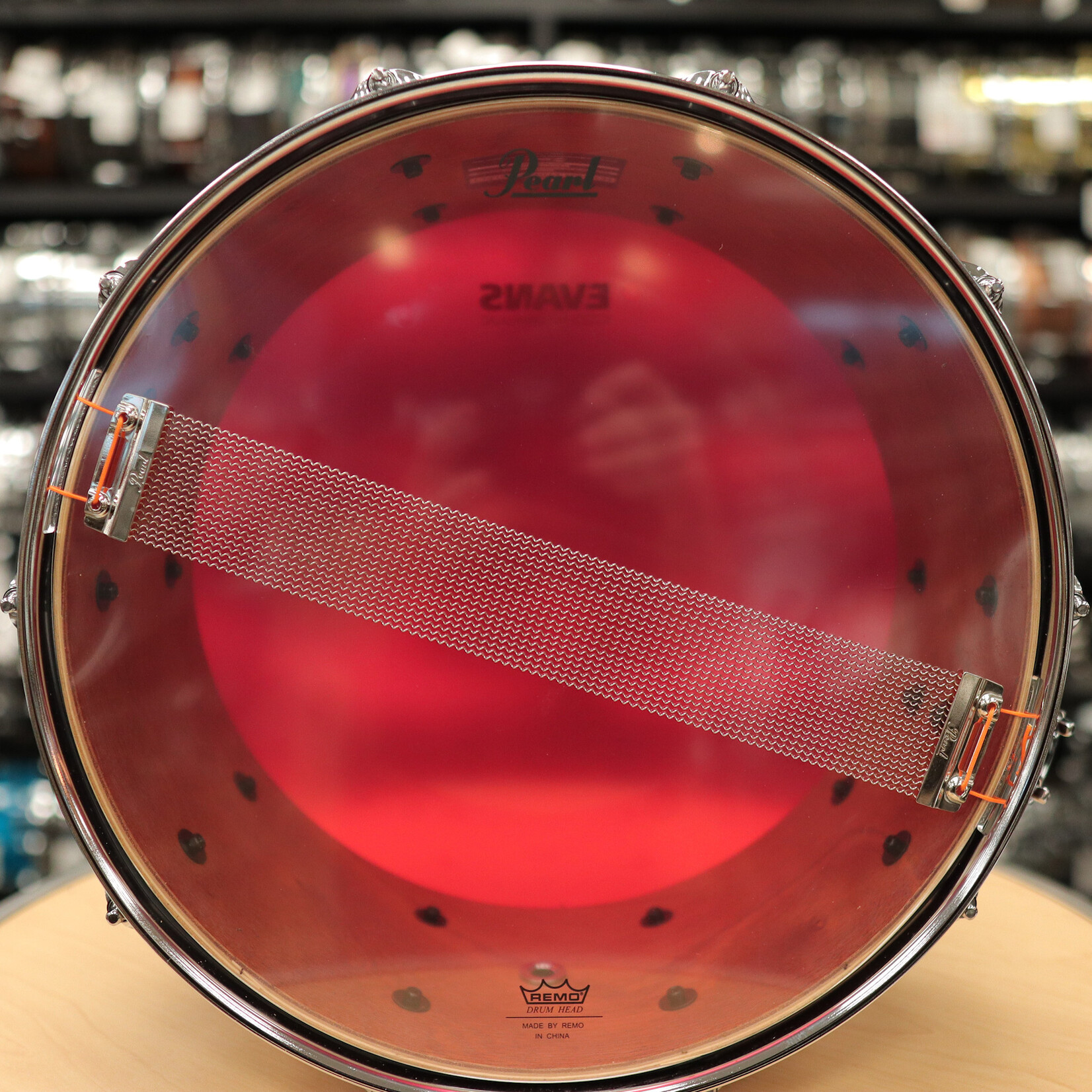 Pearl Pre-Owned Pearl 6.5x14" Session Studio Select Snare Drum (Antique Crimson Burst)