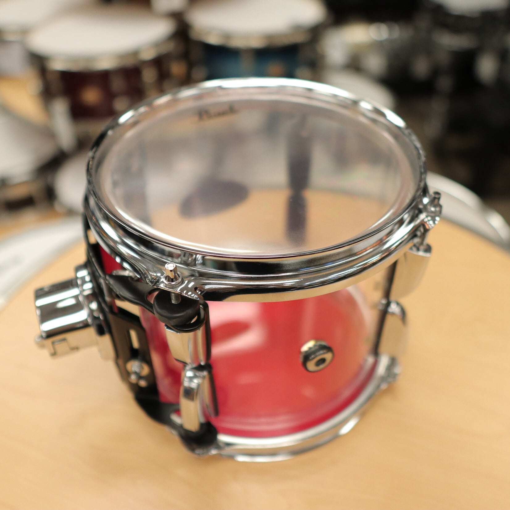 Pearl Pre-Owned Pearl 7x8" Crystal Beat Tom (Ultra Clear)