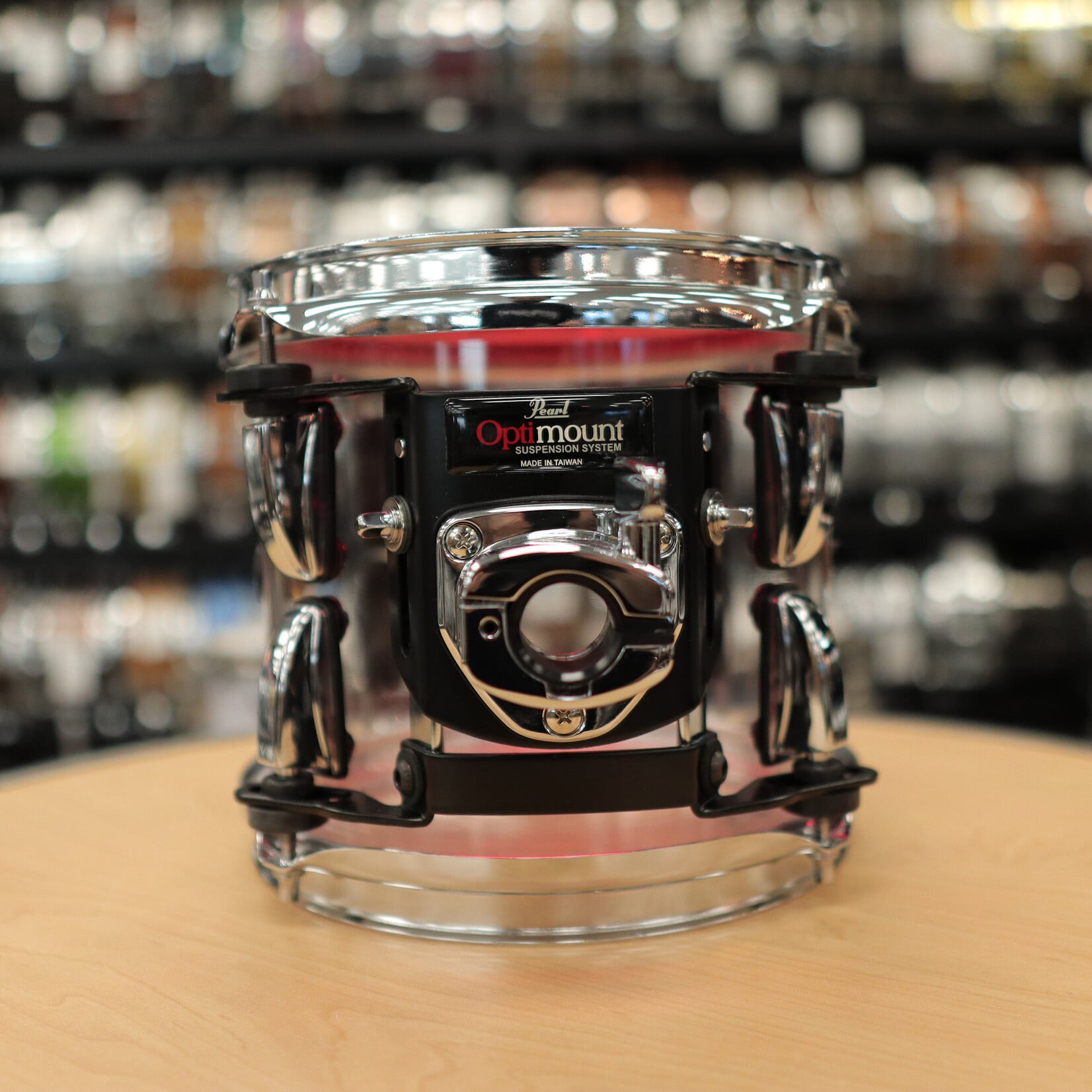 Pearl Pre-Owned Pearl 7x8" Crystal Beat Tom (Ultra Clear)