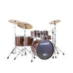 Sonor Sonor AQ2 150th Anniversary 6-Piece Maple Shell Pack 10/12/14/16/22/14sn (Ebony Replica Veneer)