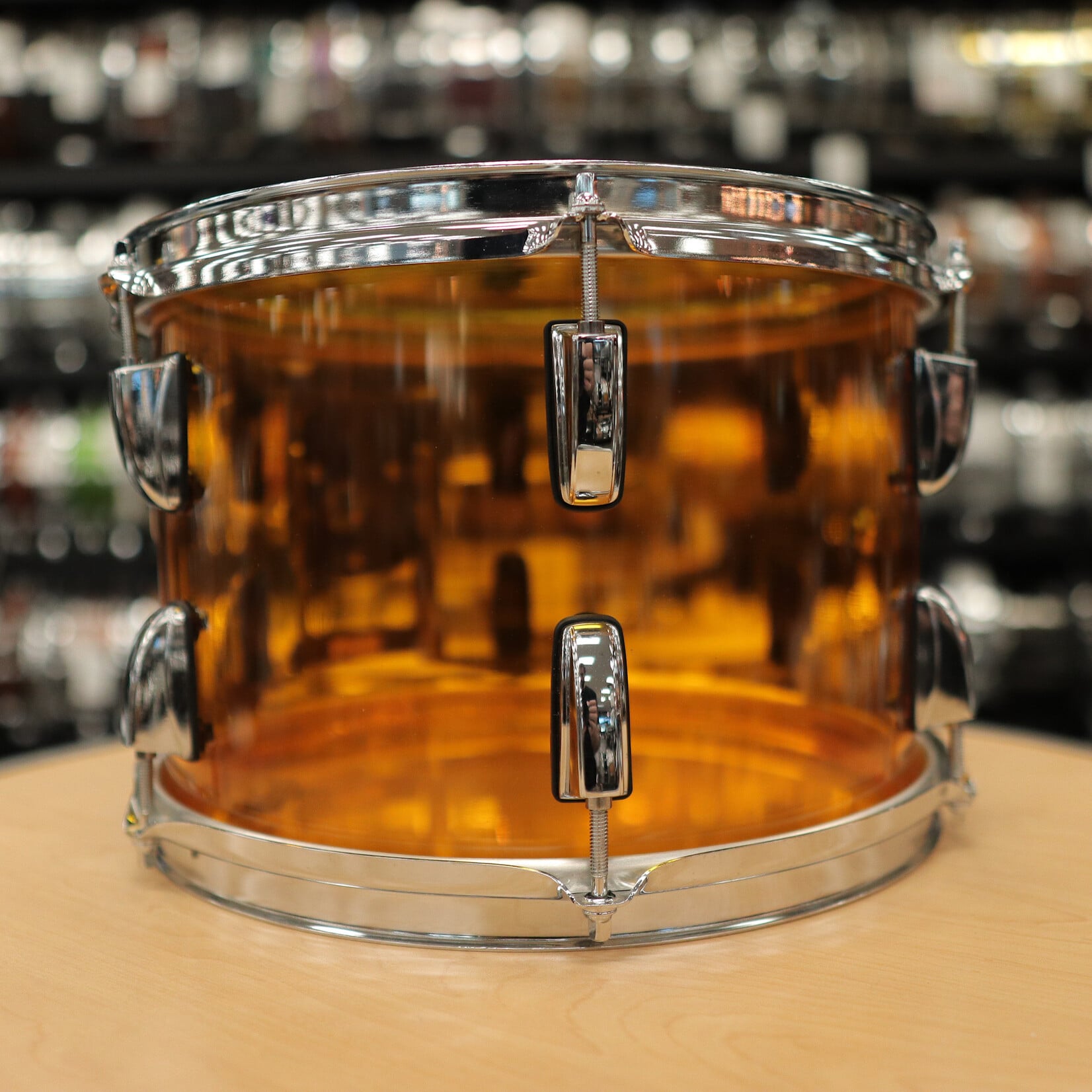Pearl Pre-Owned Pearl 8x12" Crystal Beat Tom (Tangerine Glass)