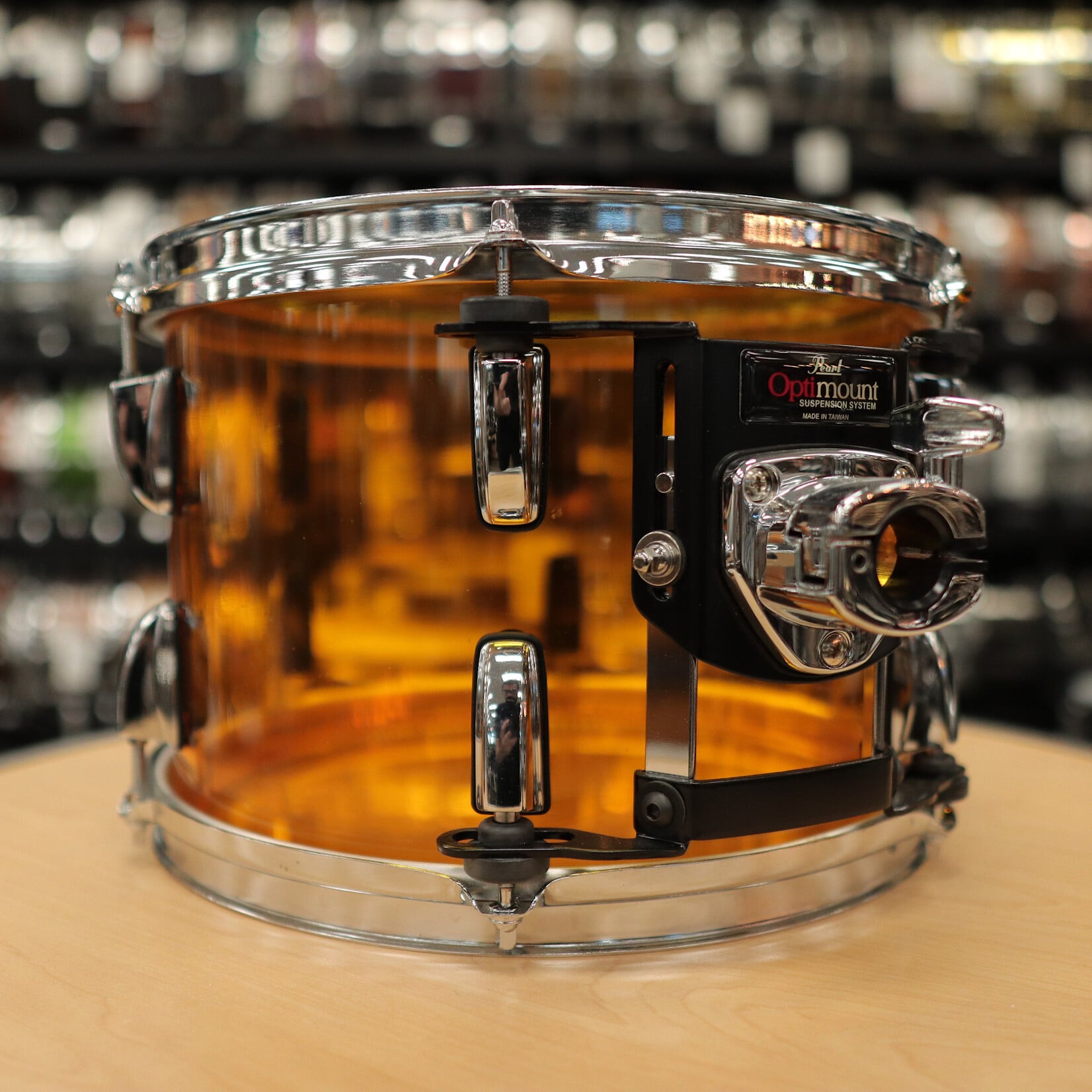 Pearl Pre-Owned Pearl 8x12" Crystal Beat Tom (Tangerine Glass)