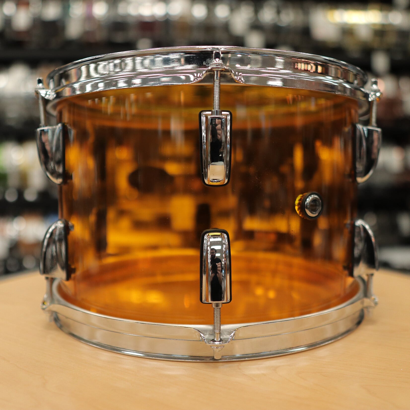 Pearl Pre-Owned Pearl 8x12" Crystal Beat Tom (Tangerine Glass)