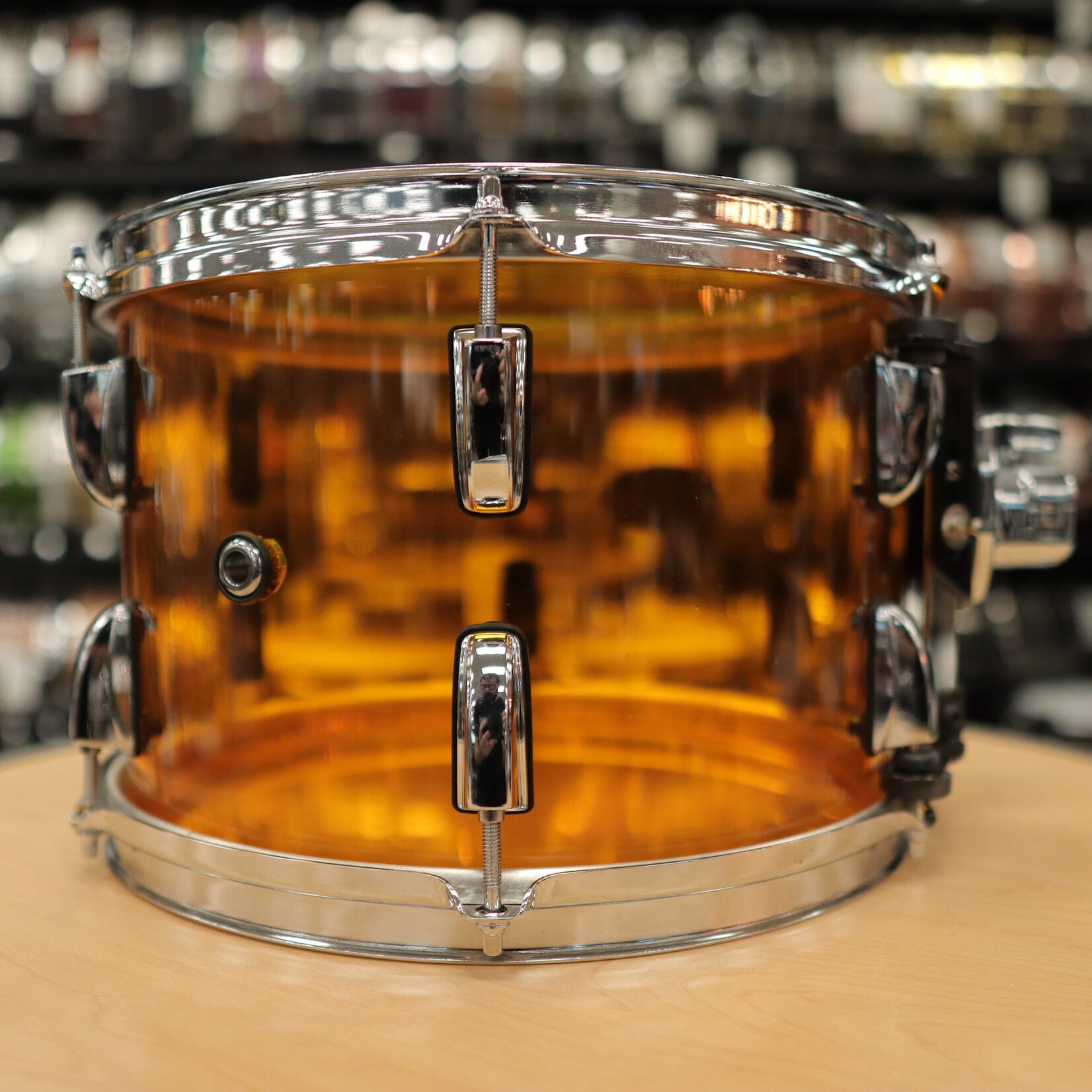 Pearl Pre-Owned Pearl 8x12" Crystal Beat Tom (Tangerine Glass)