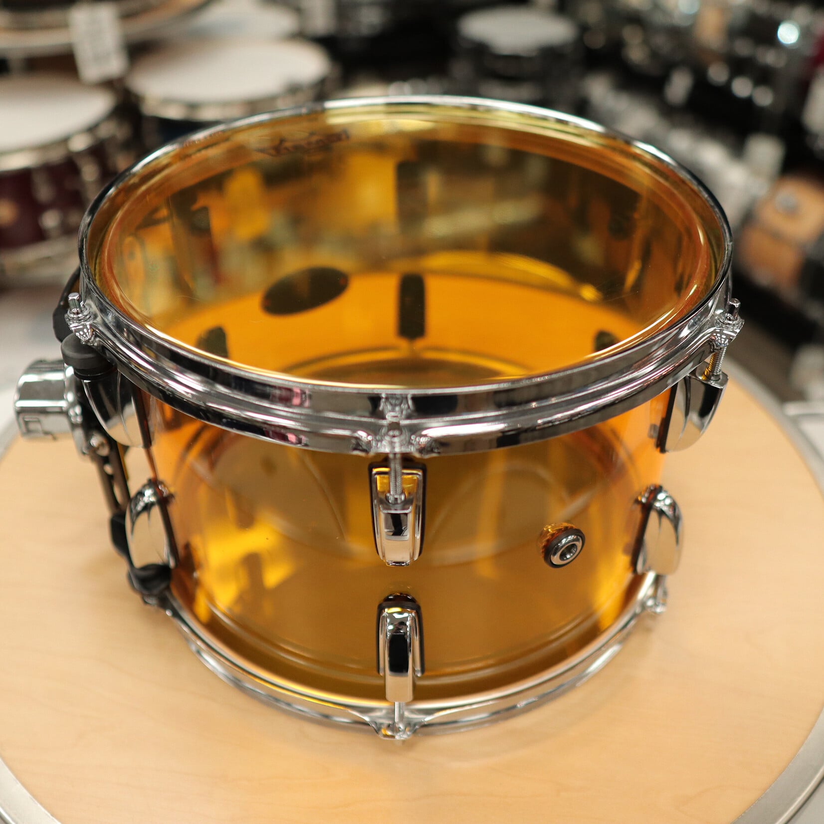 Pearl Pre-Owned Pearl 8x12" Crystal Beat Tom (Tangerine Glass)