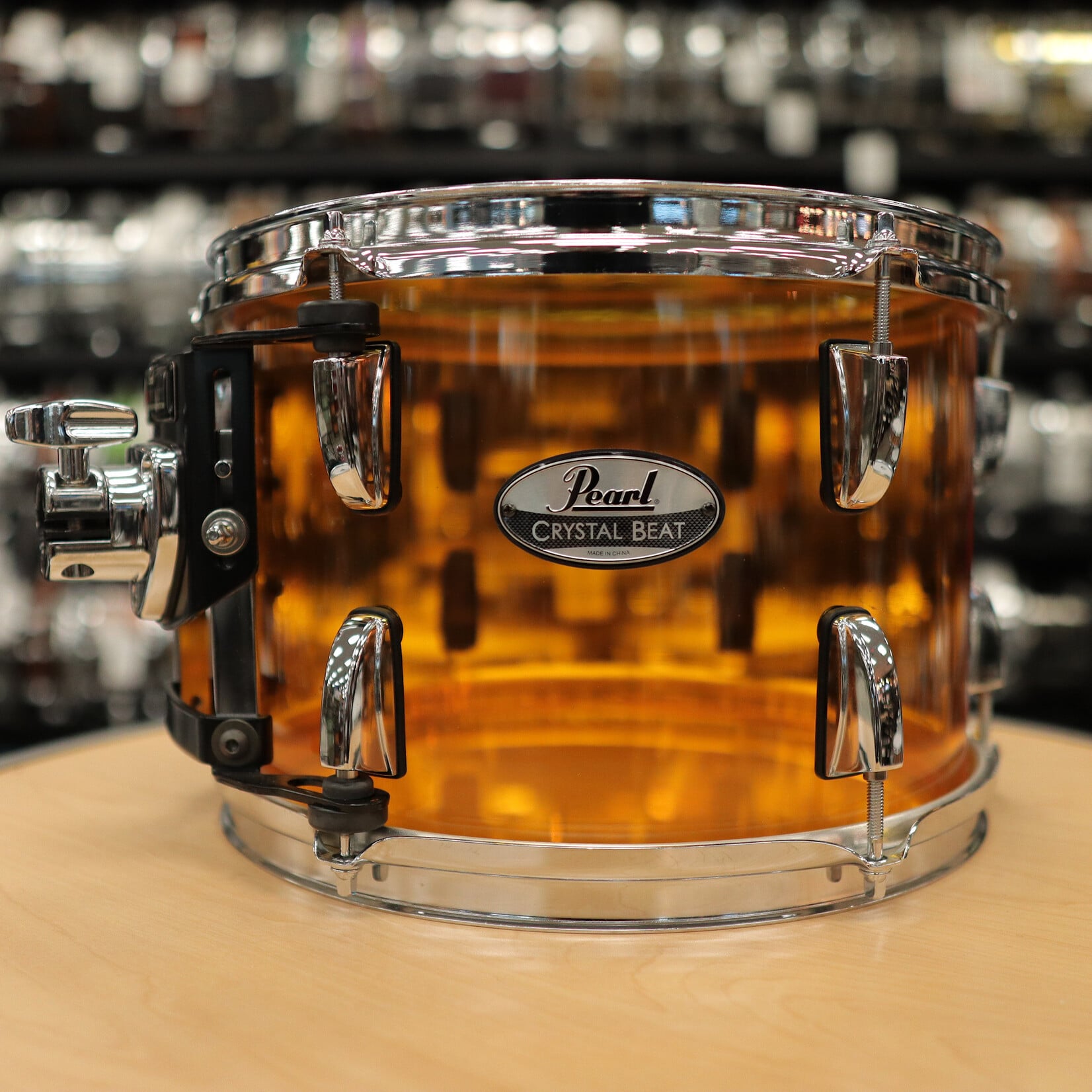 Pearl Pre-Owned Pearl 8x12" Crystal Beat Tom (Tangerine Glass)