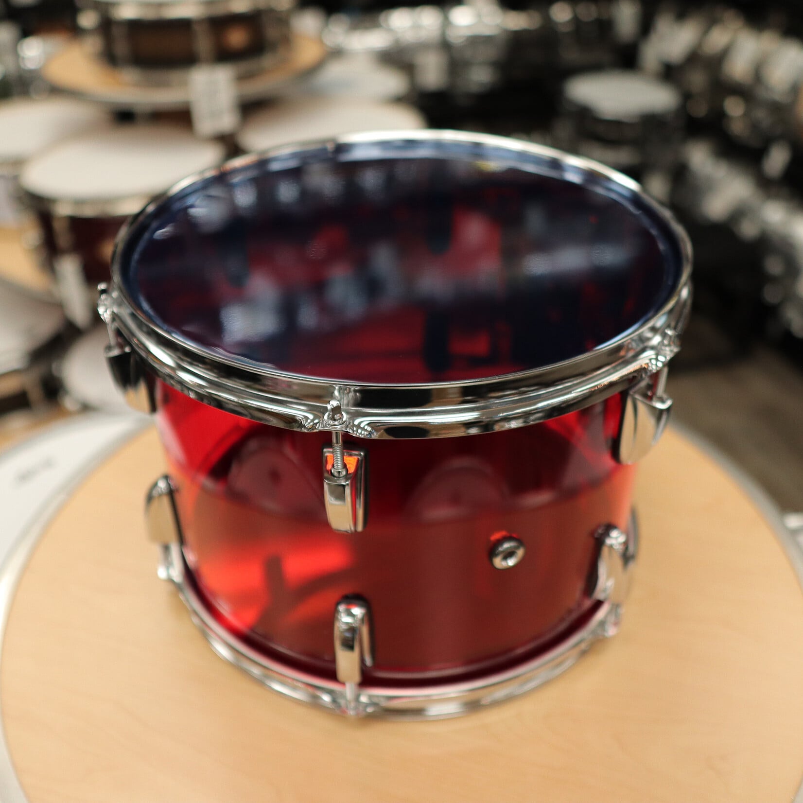 Pearl Pre-Owned Pearl 9x13" Crystal Beat Tom (Ruby Red)