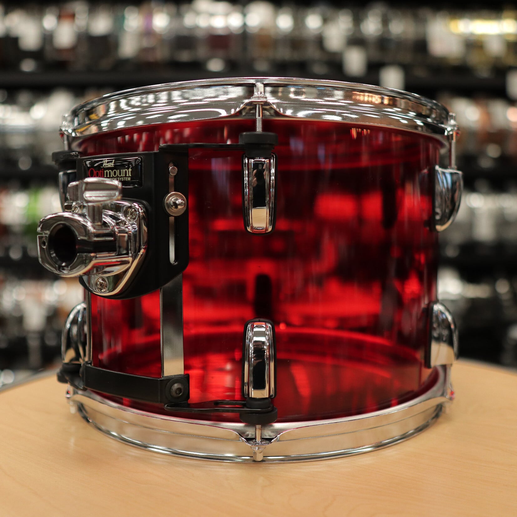 Pearl Pre-Owned Pearl 9x13" Crystal Beat Tom (Ruby Red)