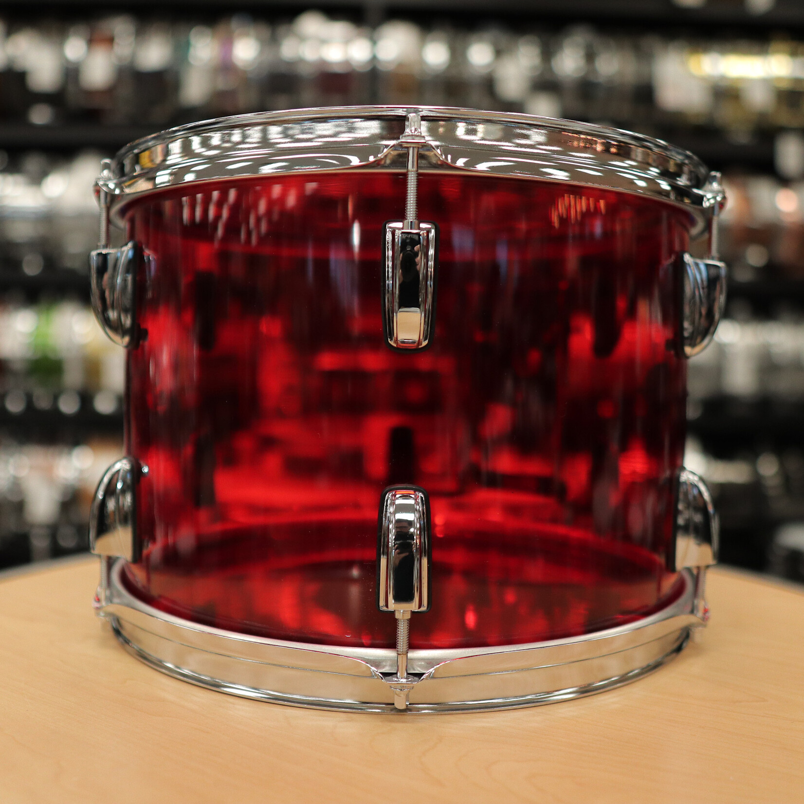 Pearl Pre-Owned Pearl 9x13" Crystal Beat Tom (Ruby Red)