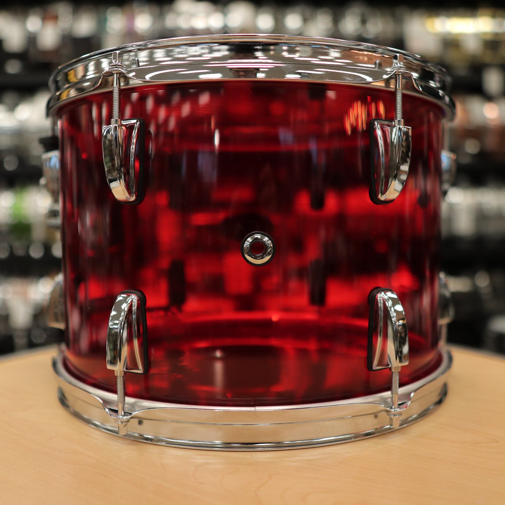 Pearl Pre-Owned Pearl 9x13" Crystal Beat Tom (Ruby Red)