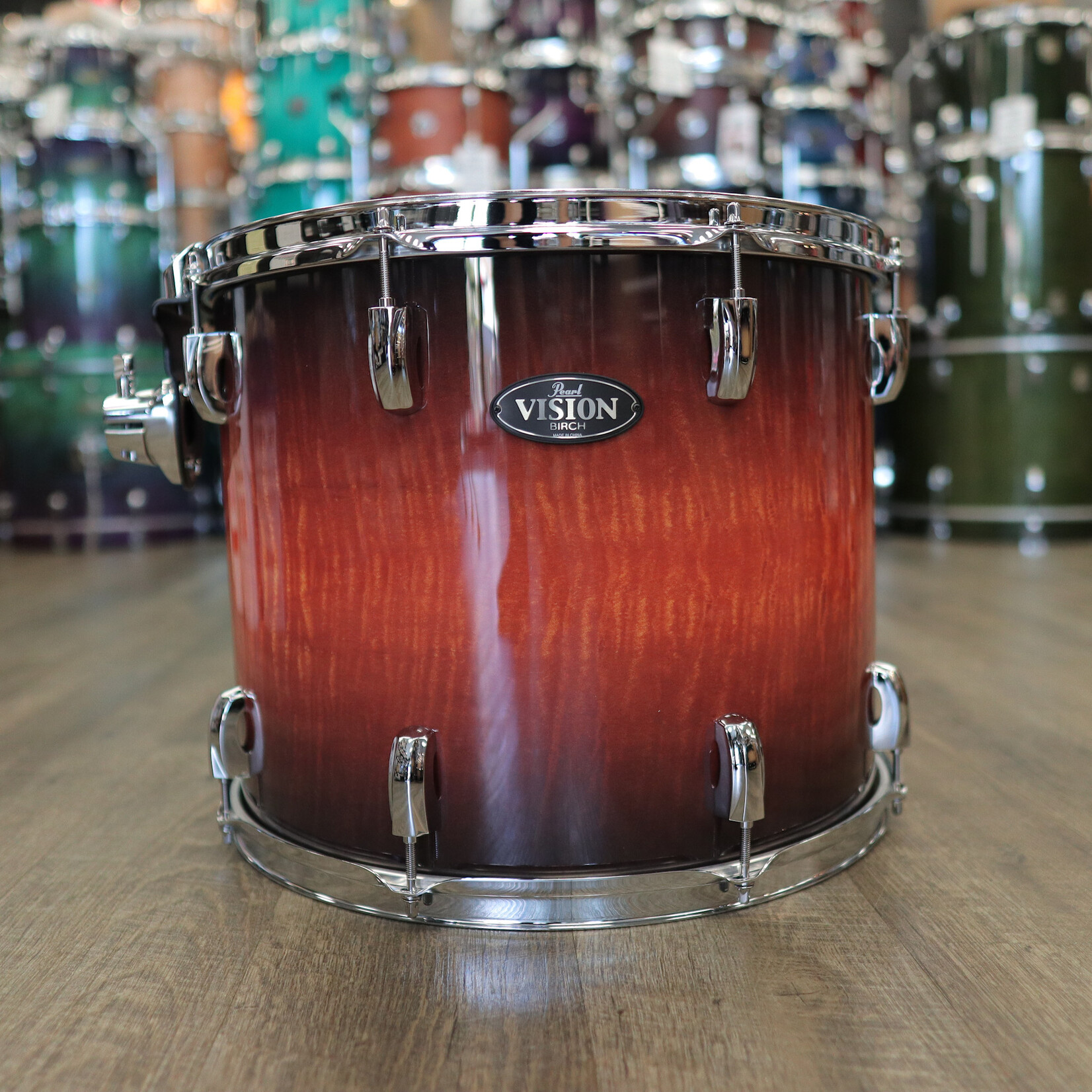 Pearl Pre-Owned Pearl 13x16" Vision Birch Tom (Amber Burst Eucalyptus)