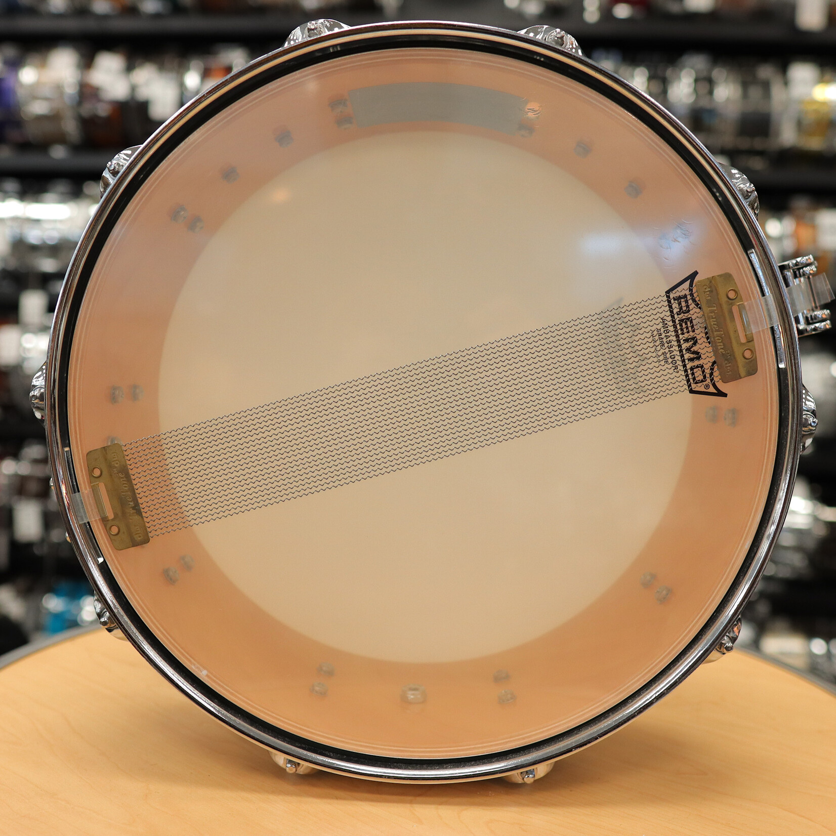 DW Pre-Owned DW Performance Series 5.5x14" Maple Snare Drum (Black Mirra)