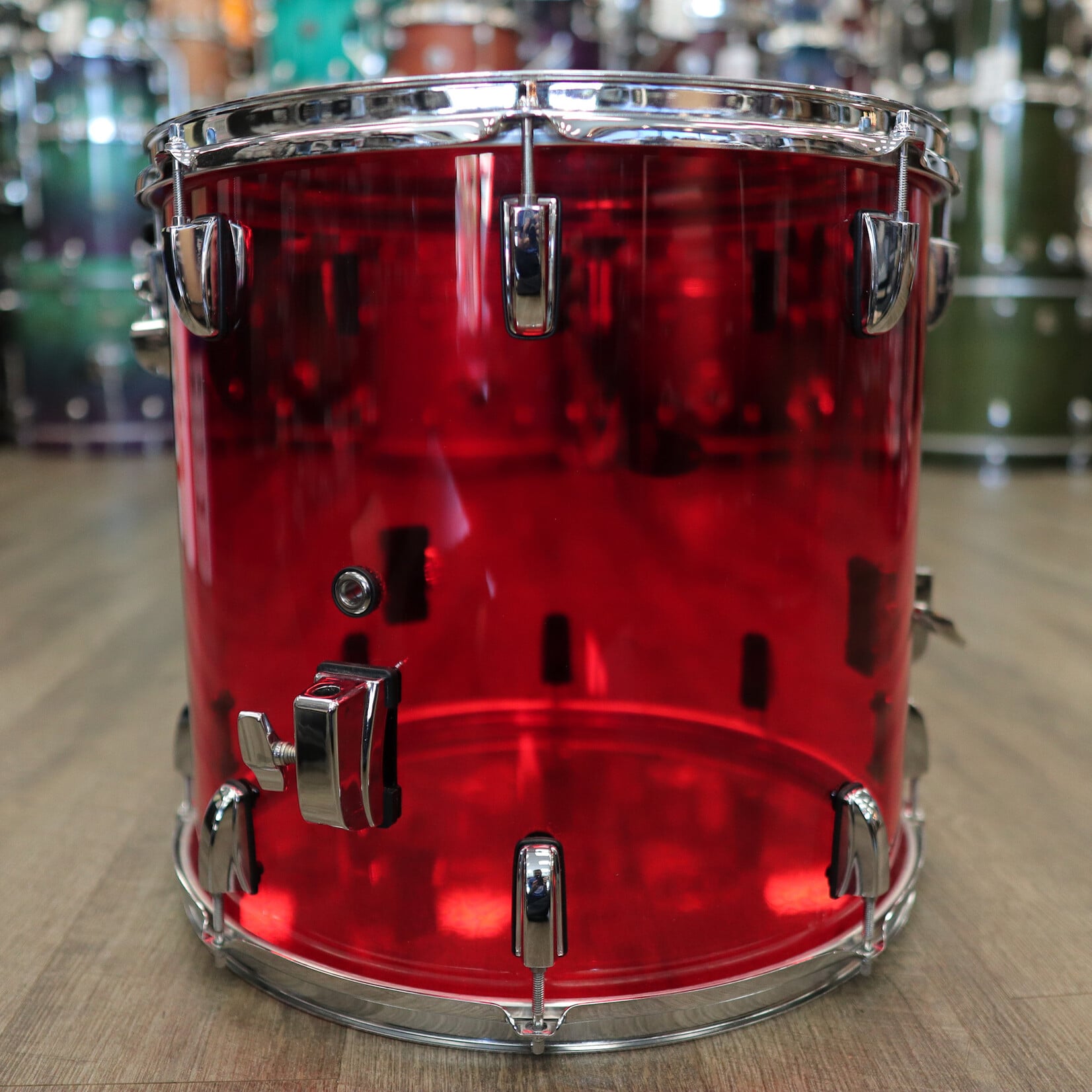 Pearl Pre-Owned Pearl 15x16" Crystal Beat Floor Tom (Ruby Red)