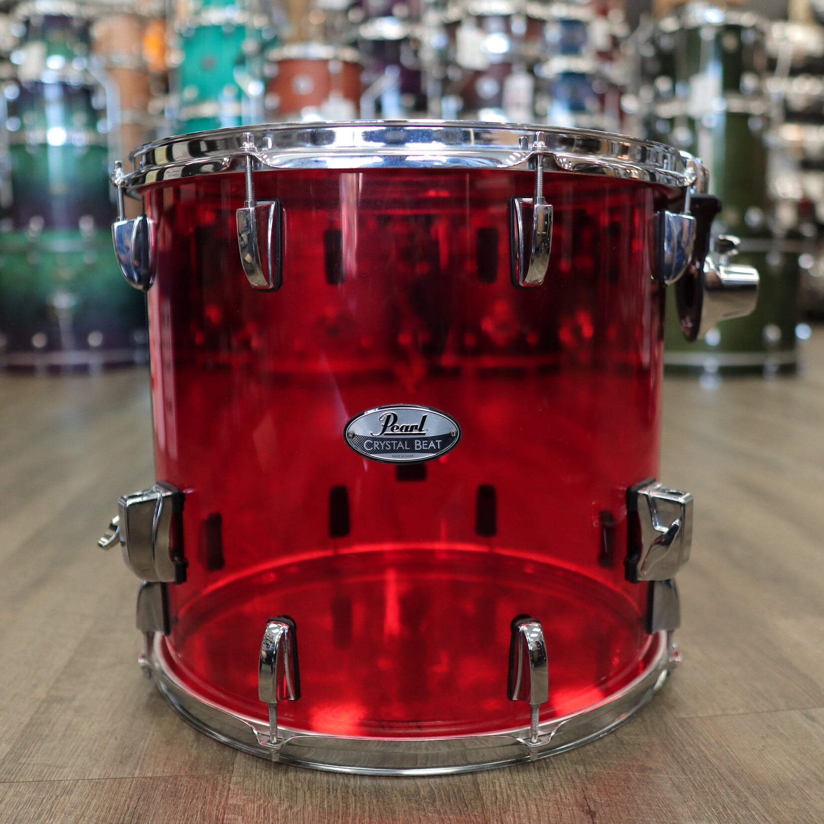 Pearl Pre-Owned Pearl 15x16" Crystal Beat Floor Tom (Ruby Red)
