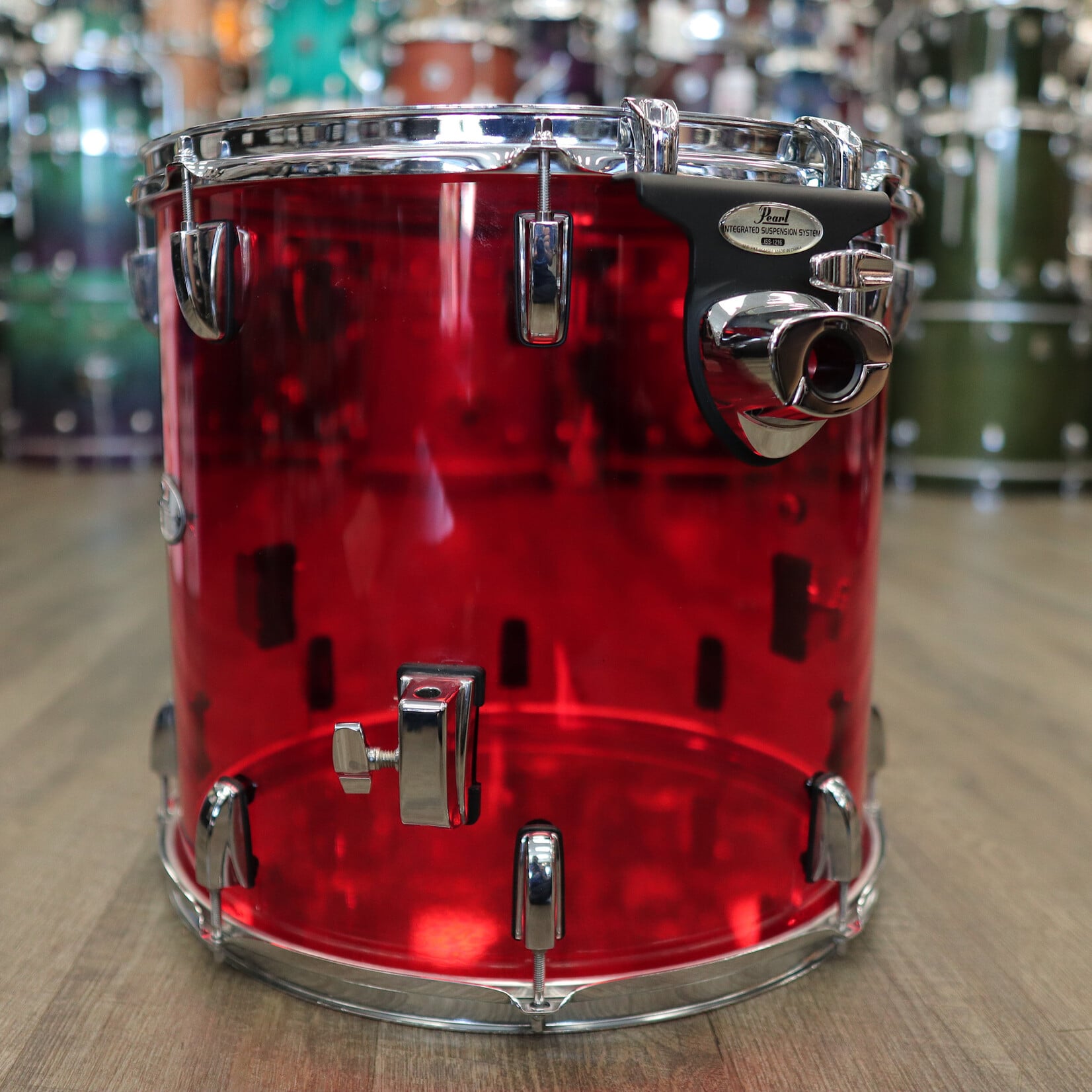 Pearl Pre-Owned Pearl 15x16" Crystal Beat Floor Tom (Ruby Red)