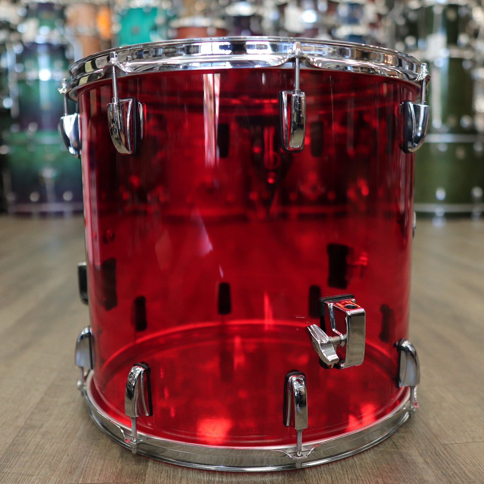 Pearl Pre-Owned Pearl 15x16" Crystal Beat Floor Tom (Ruby Red)