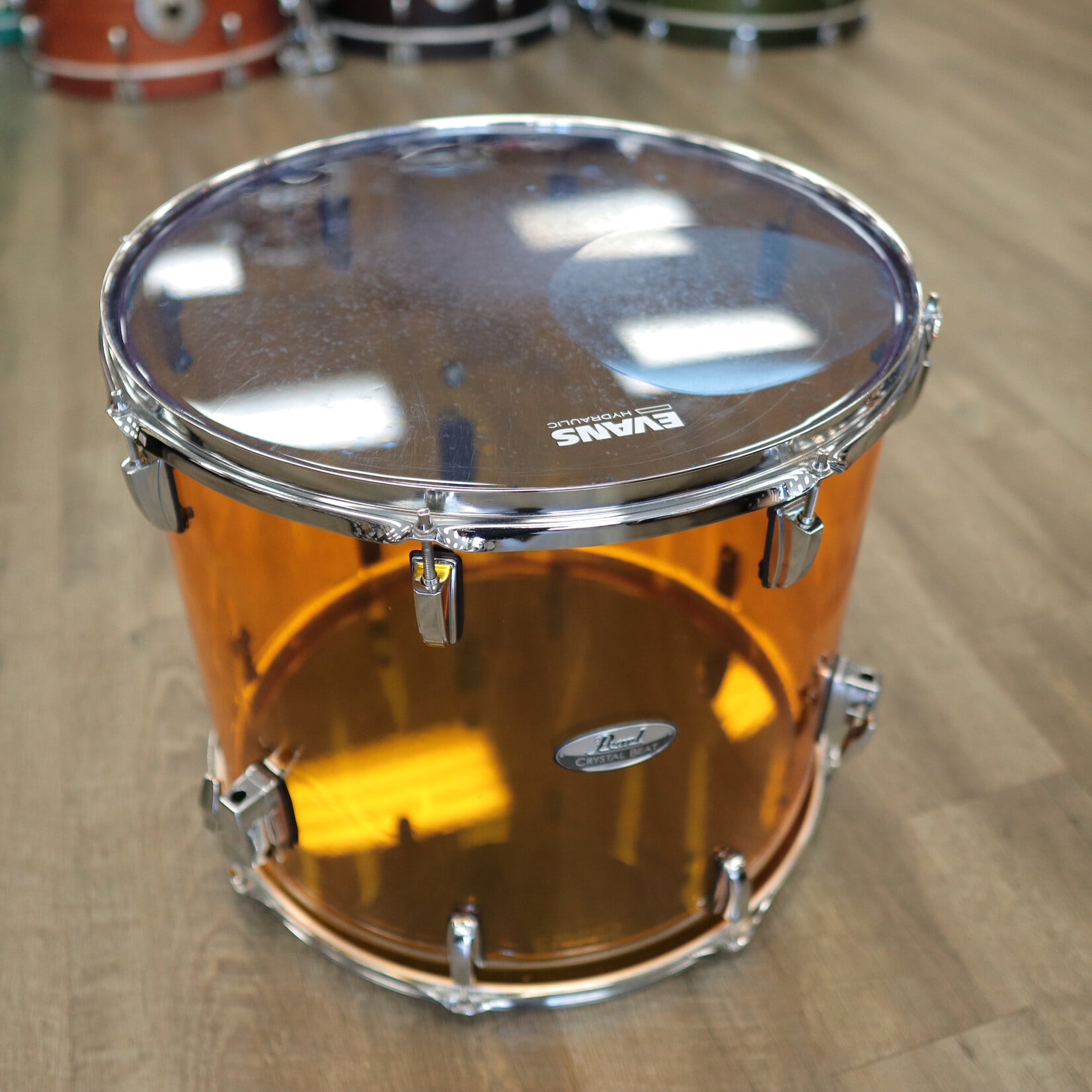 Pearl Pre-Owned Pearl 16x18" Crystal Beat Floor Tom (Tangerine Glass)