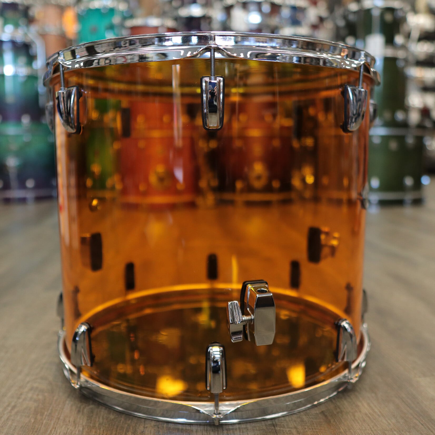 Pearl Pre-Owned Pearl 16x18" Crystal Beat Floor Tom (Tangerine Glass)