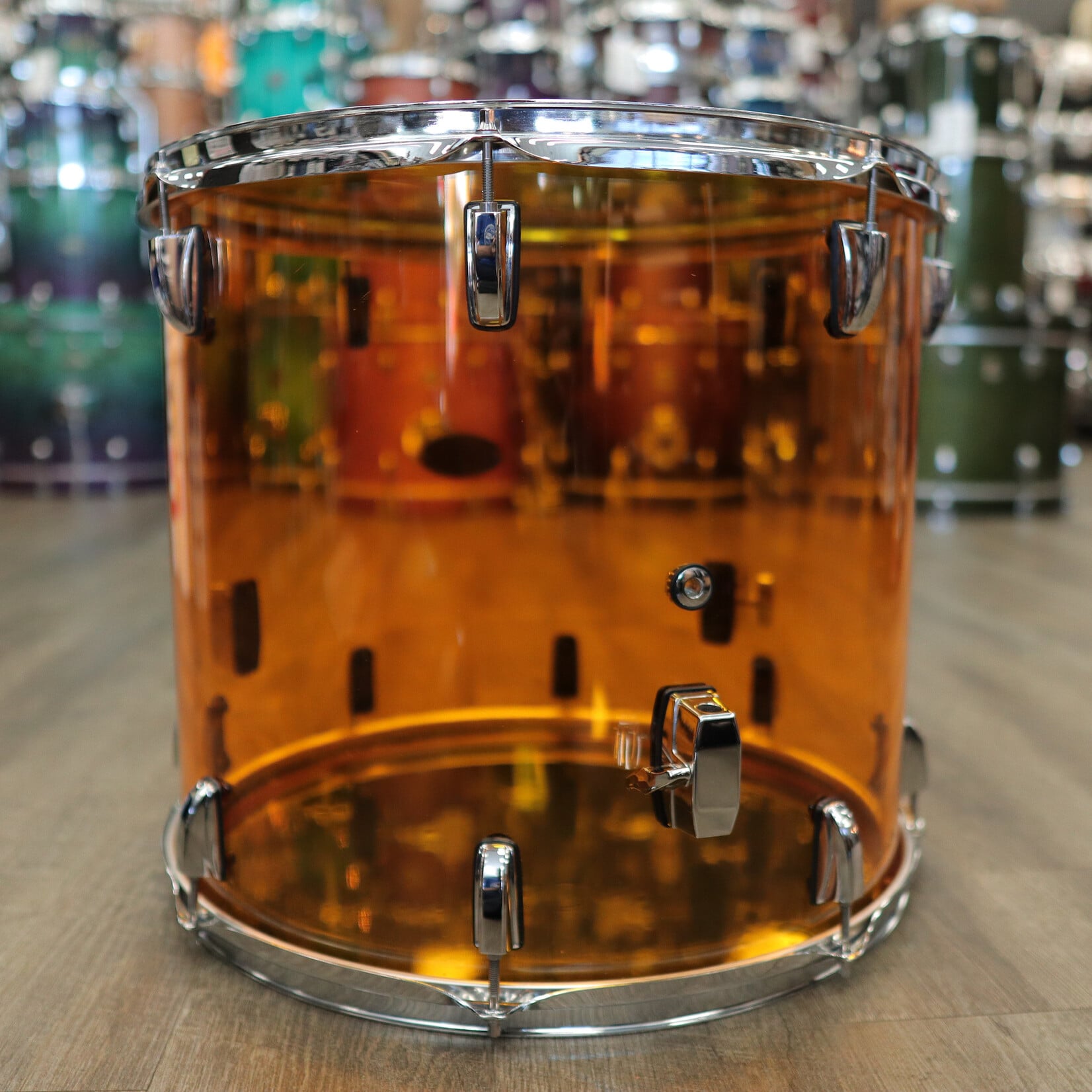 Pearl Pre-Owned Pearl 16x18" Crystal Beat Floor Tom (Tangerine Glass)
