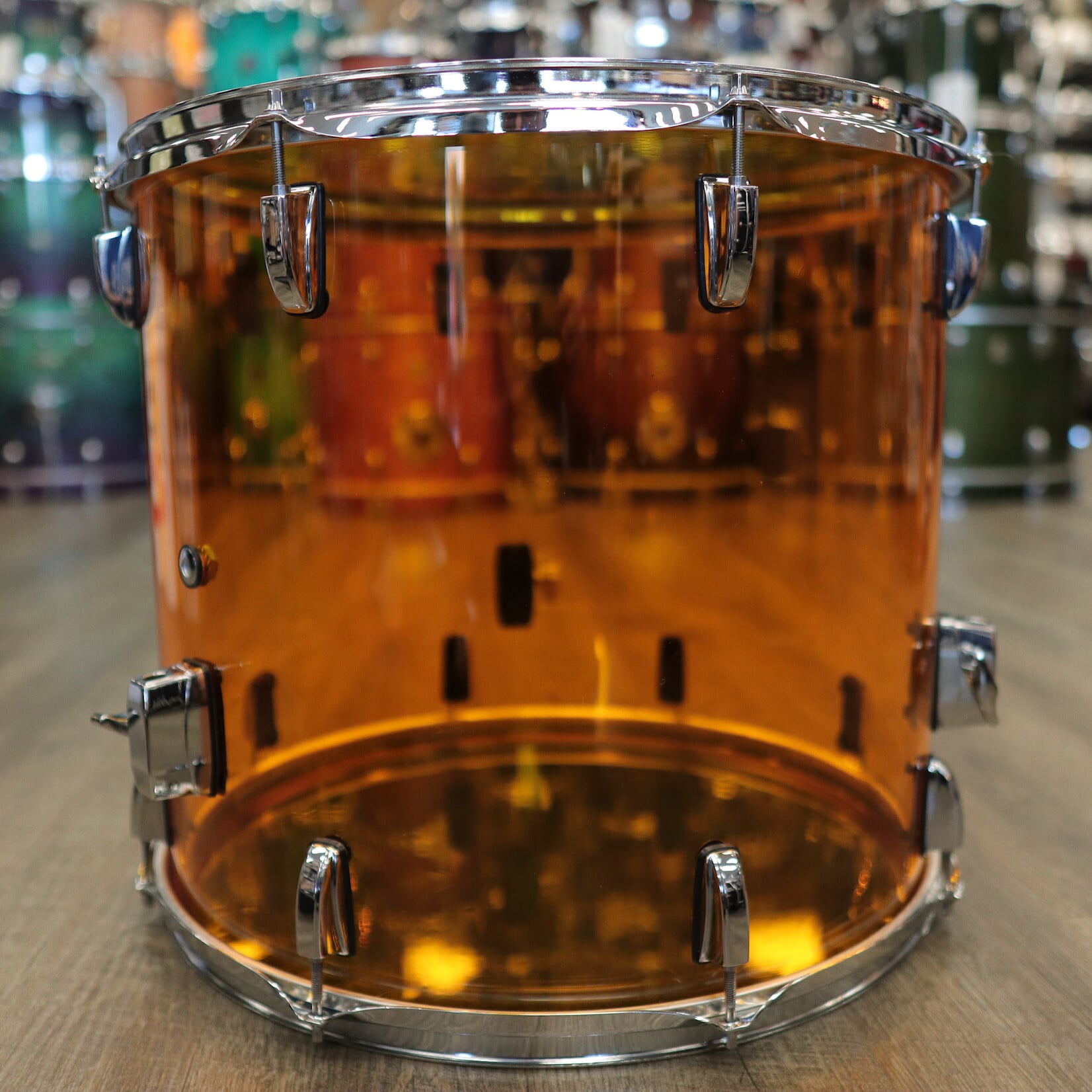 Pearl Pre-Owned Pearl 16x18" Crystal Beat Floor Tom (Tangerine Glass)
