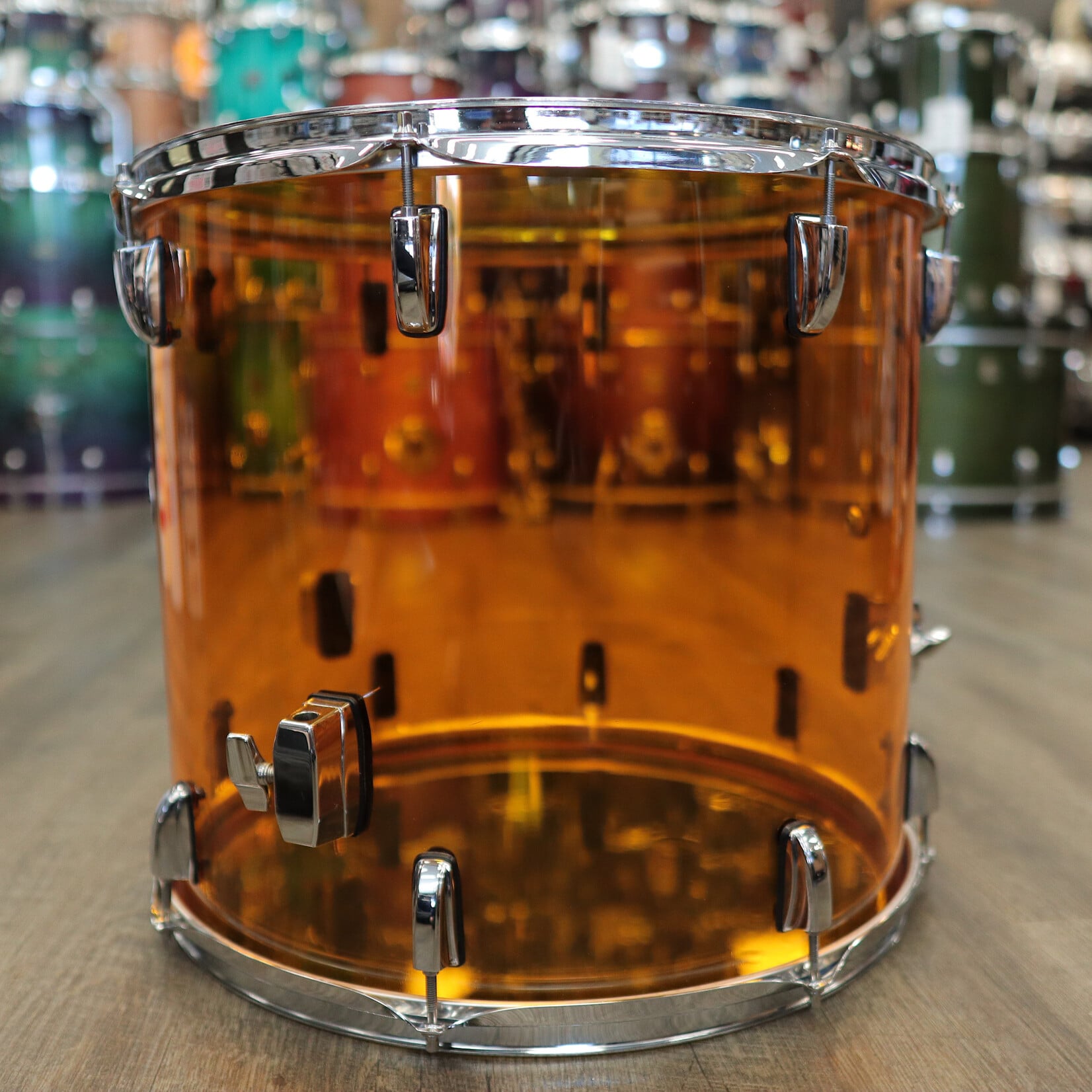 Pearl Pre-Owned Pearl 16x18" Crystal Beat Floor Tom (Tangerine Glass)