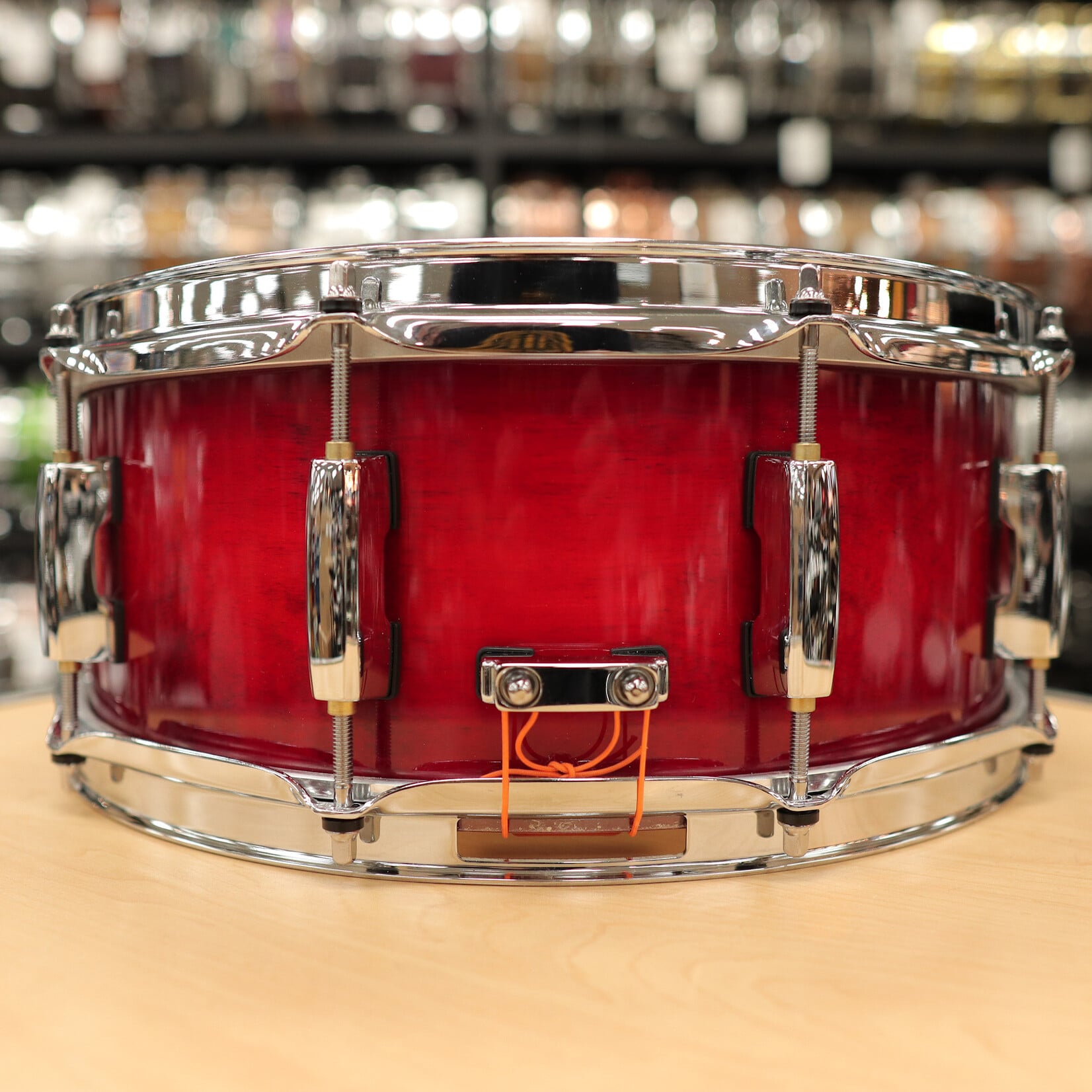 Pearl Pre-Owned Pearl 5.5x14" Session Studio Select Snare Drum (Antique Crimson Burst)