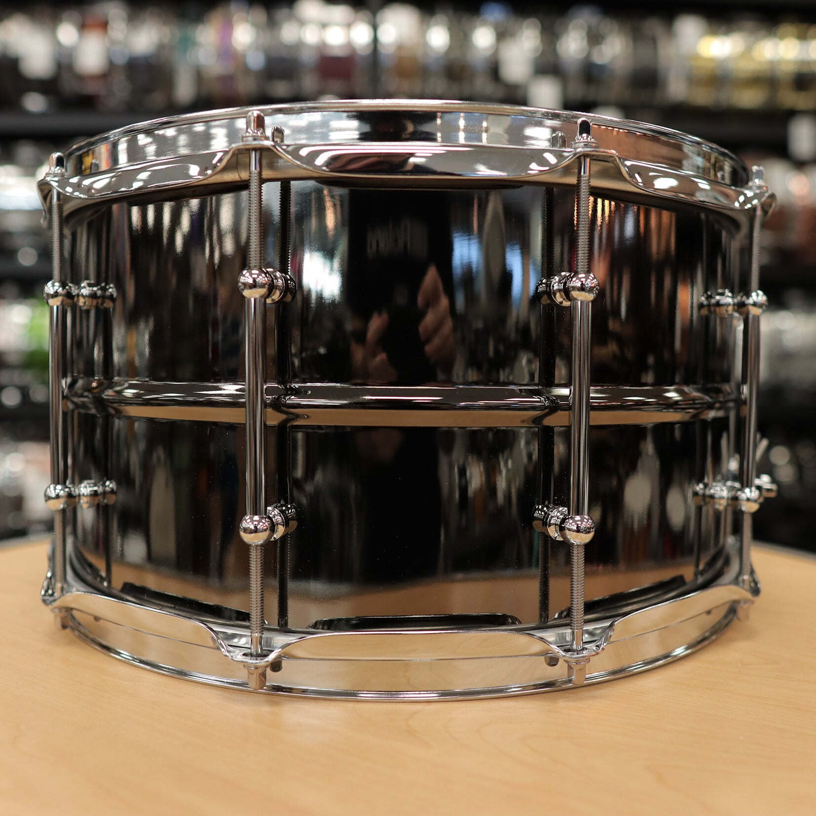 Ludwig Pre-Owned Ludwig 8x14" Black Magic Snare Drum