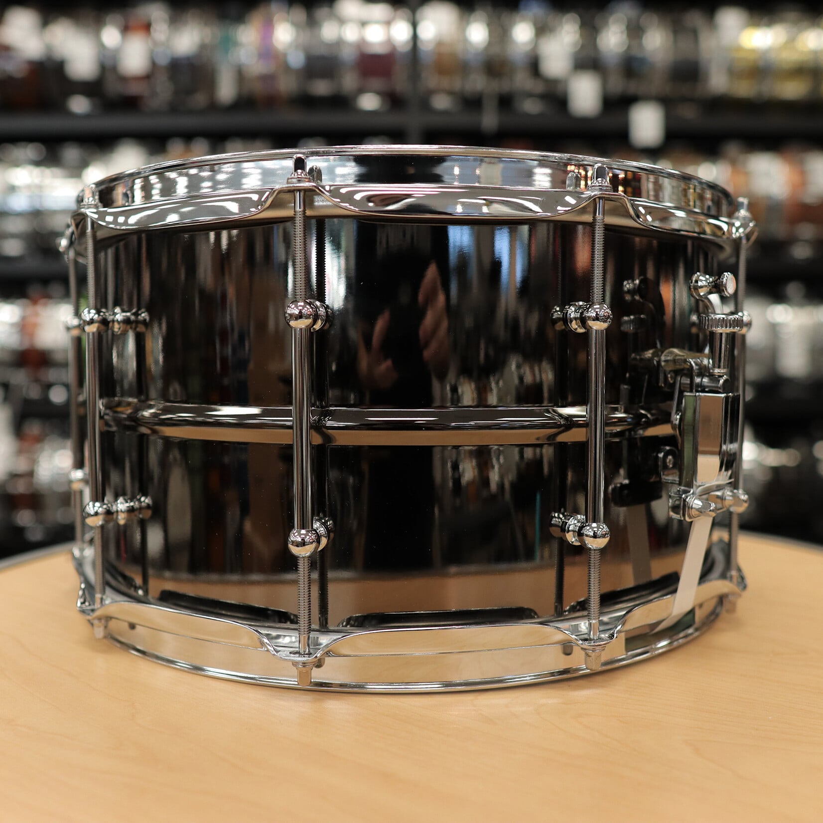 Ludwig Pre-Owned Ludwig 8x14" Black Magic Snare Drum