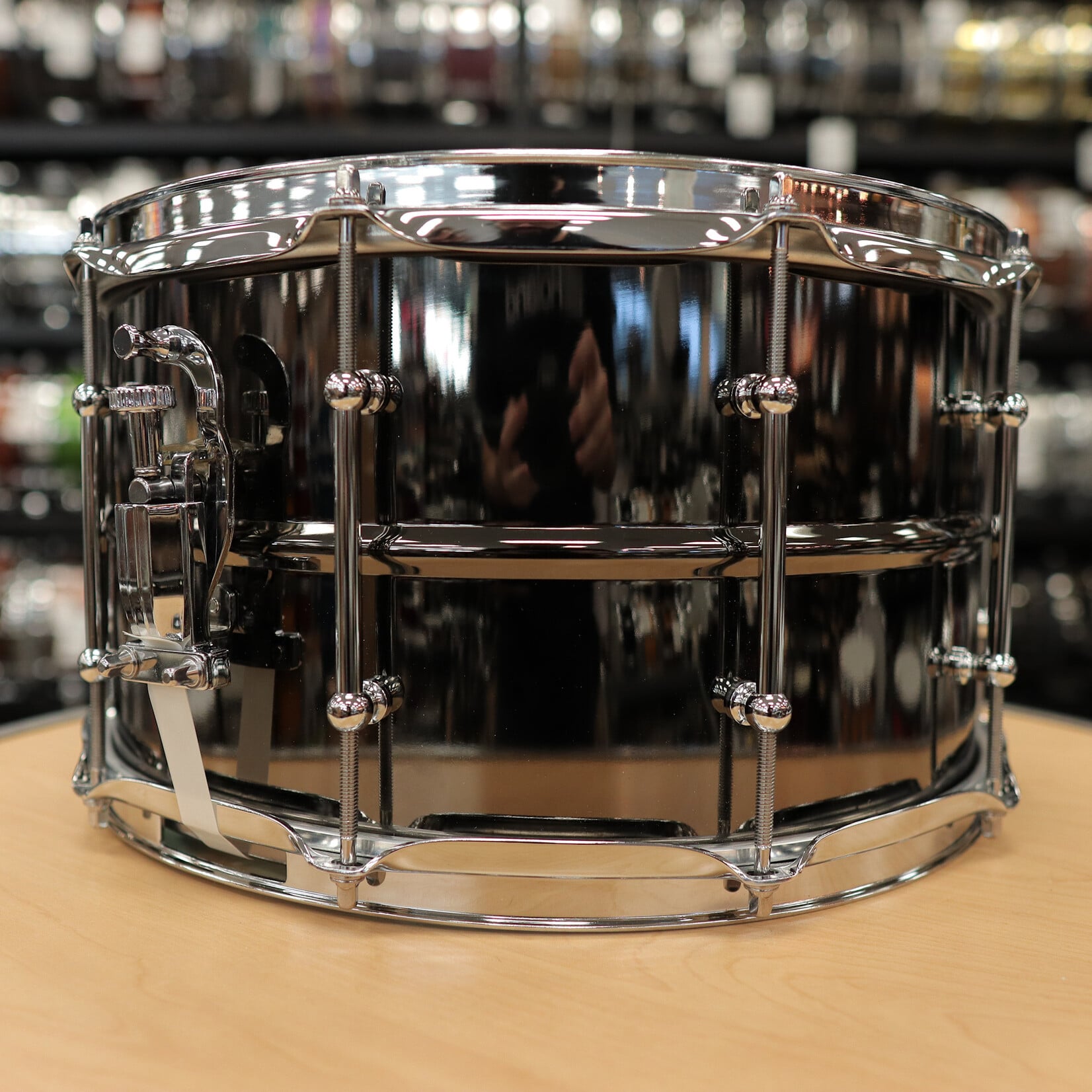 Ludwig Pre-Owned Ludwig 8x14" Black Magic Snare Drum