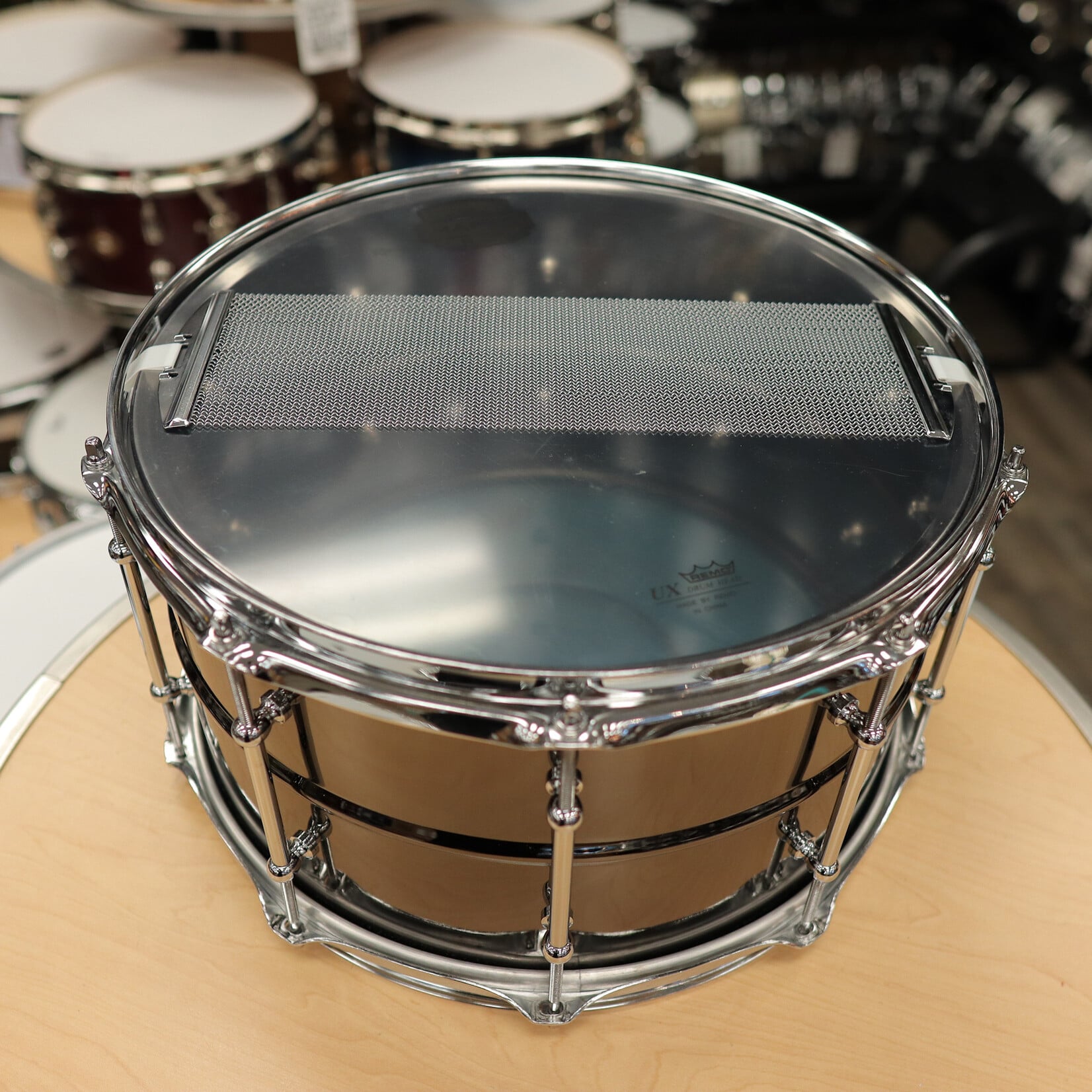 Ludwig Pre-Owned Ludwig 8x14" Black Magic Snare Drum