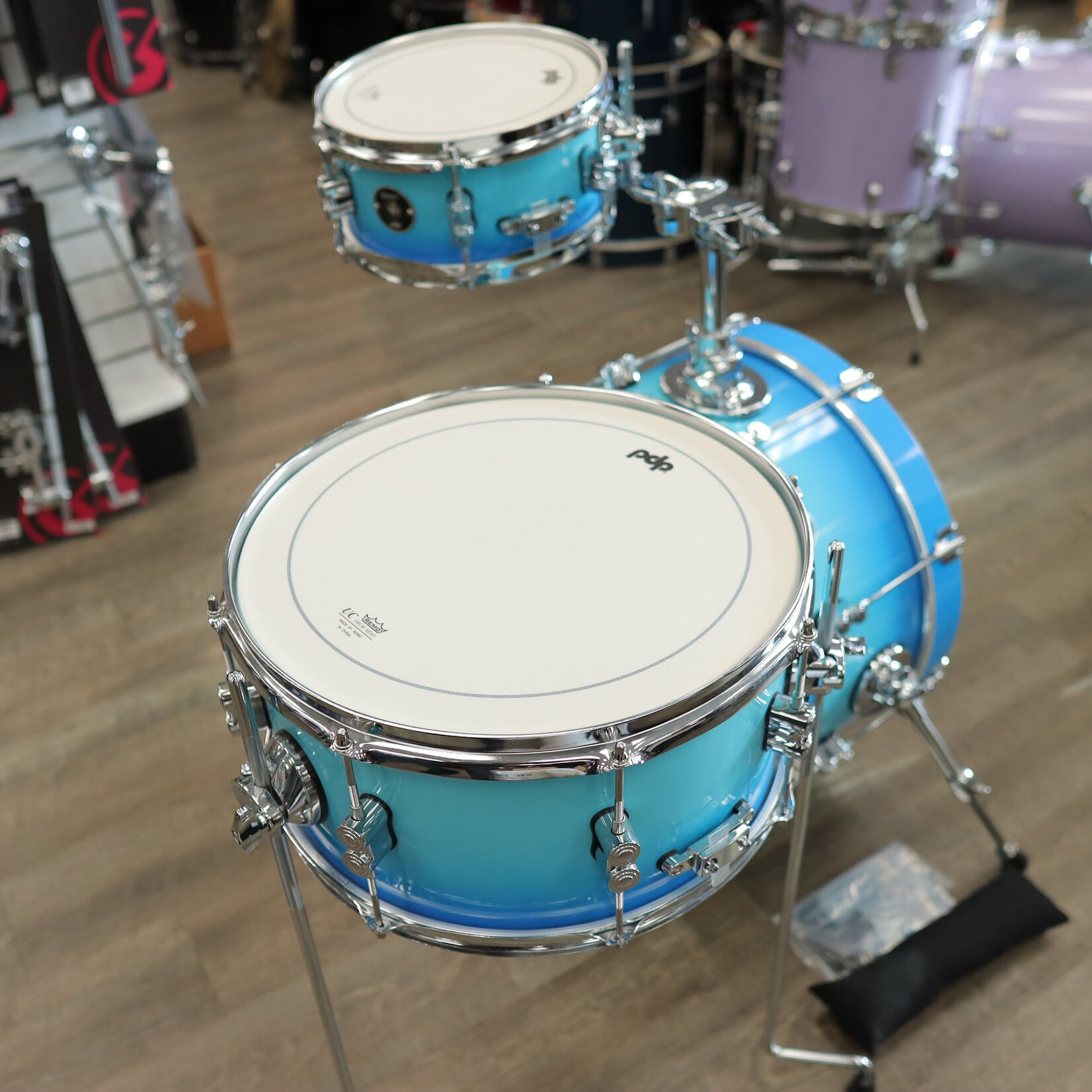PDP B-Stock PDP Daru Jones 3-Piece New Yorker "Snom" Shell Pack 10/14/18 (Blue Fade)