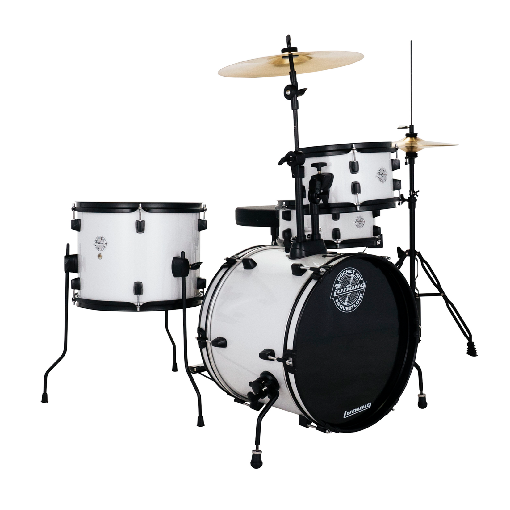 Ludwig Ludwig Pocket Kit Complete LC178X0C7 (Sugar Sparkle)