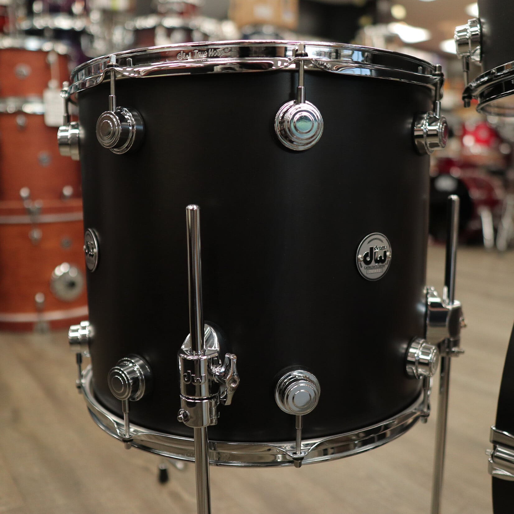 DW DW Collector's Series SSC Maple 4-pc Shell Pack 22/10/12/16 (Ebony Satin Oil)