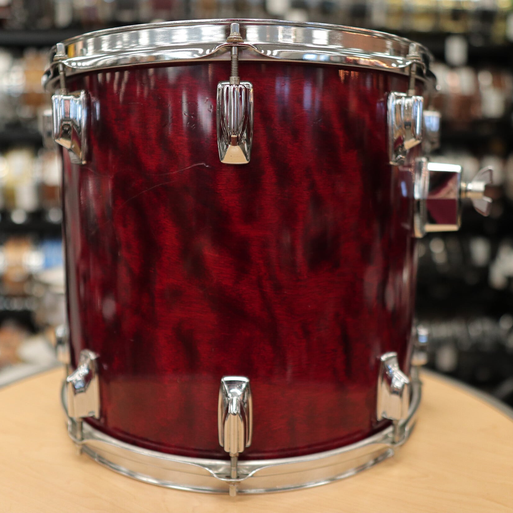 Tama Vintage 80s Tama 13x14" Superstar Tom (Cherry Wine)