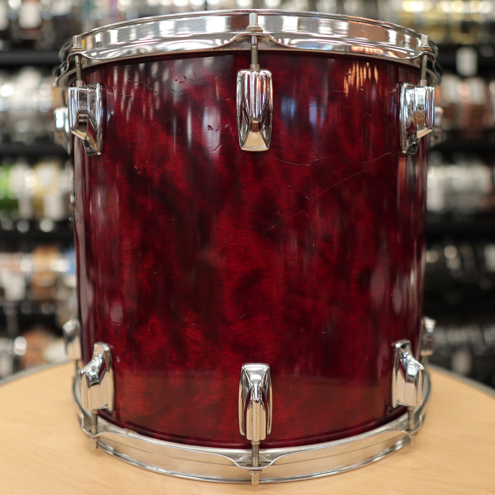 Tama Vintage 80s Tama 13x14" Superstar Tom (Cherry Wine)