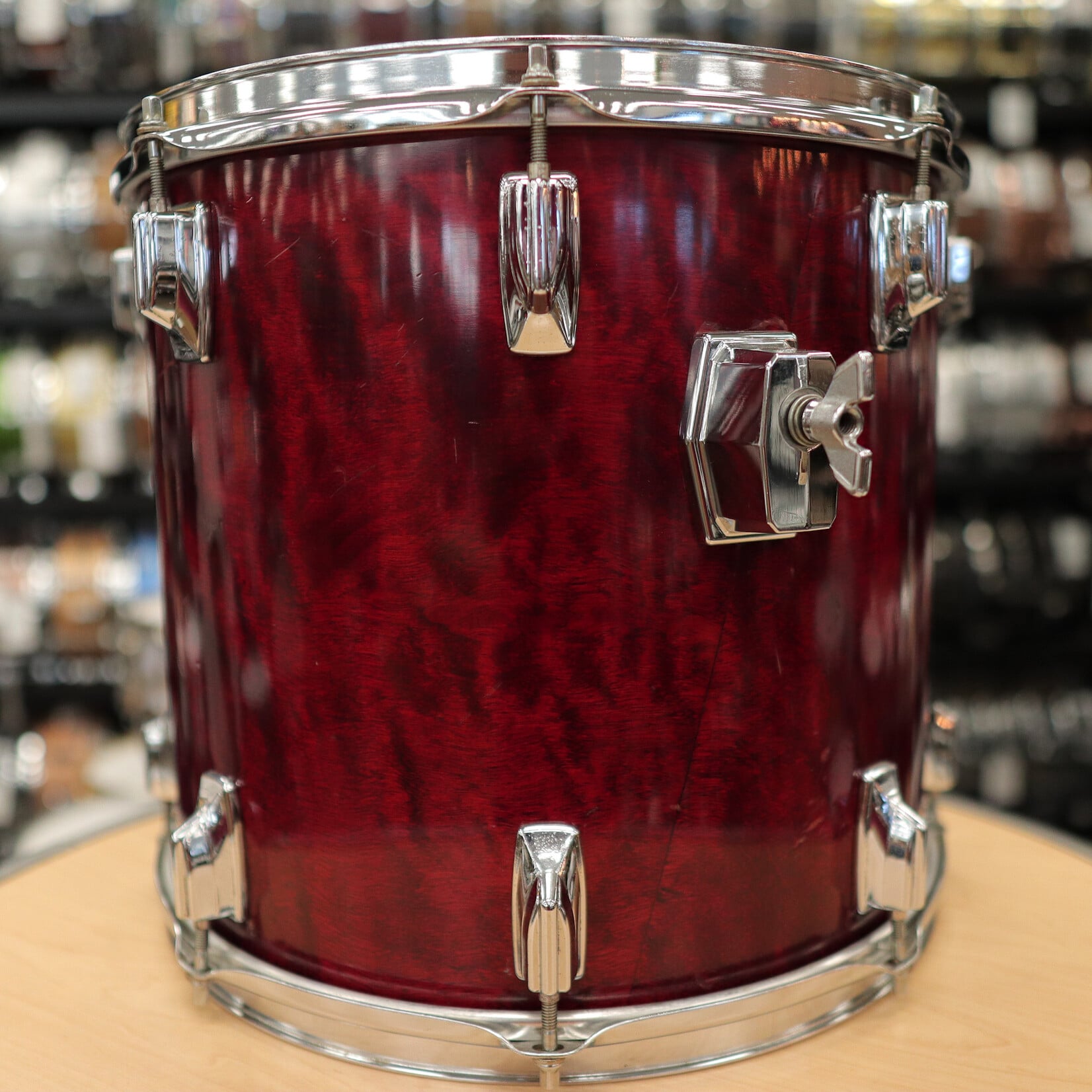 Tama Vintage 80s Tama 13x14" Superstar Tom (Cherry Wine)