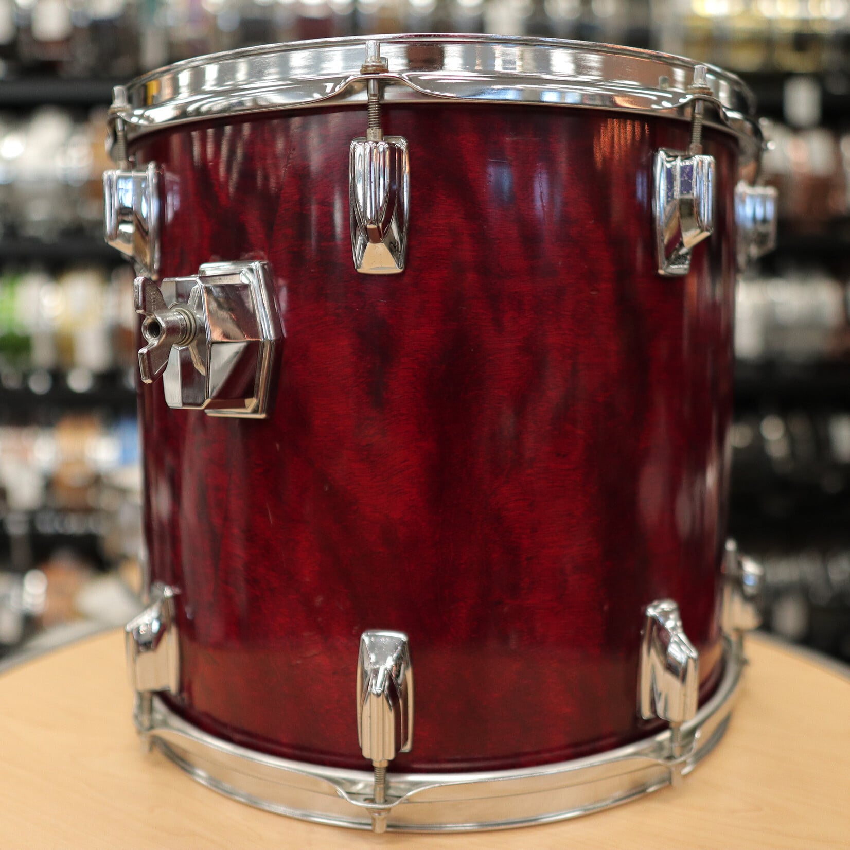 Tama Vintage 80s Tama 13x14" Superstar Tom (Cherry Wine)