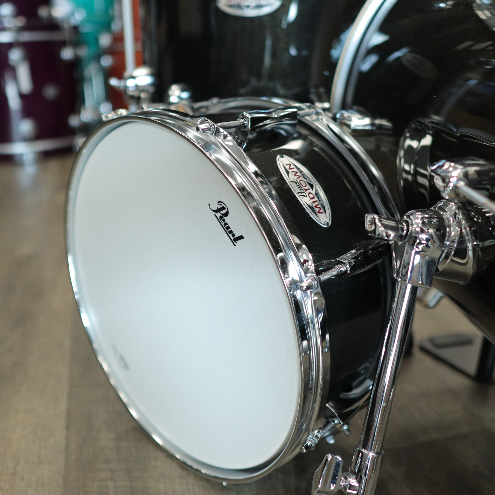 Pearl B-Stock Pearl Midtown Series 4-Piece Shell Pack 10/13/13/16 (Black Gold Sparkle)