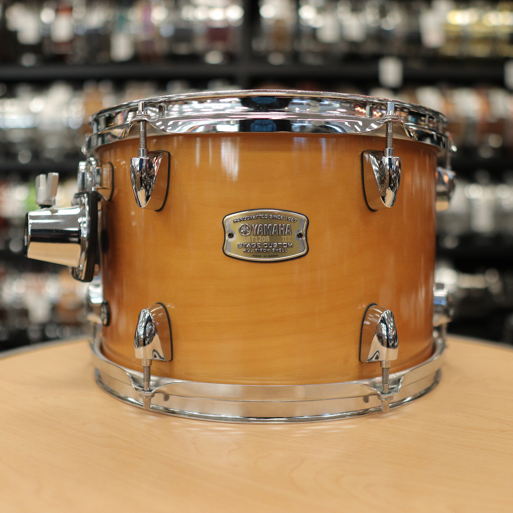 YAMAHA Pre-Owned Yamaha 8x12" Stage Custom Tom (Natural Wood)