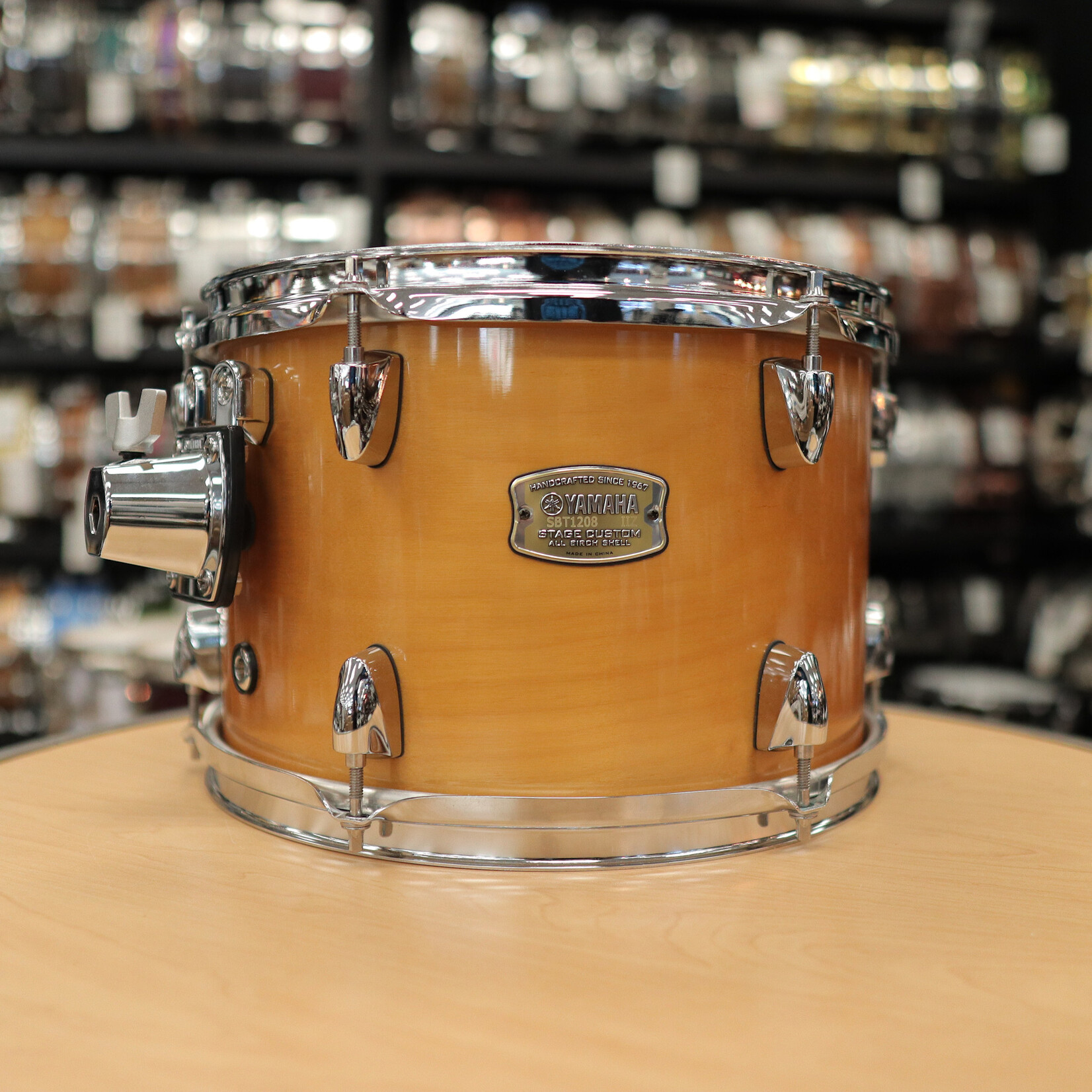 YAMAHA Pre-Owned Yamaha 8x12" Stage Custom Tom (Natural Wood)