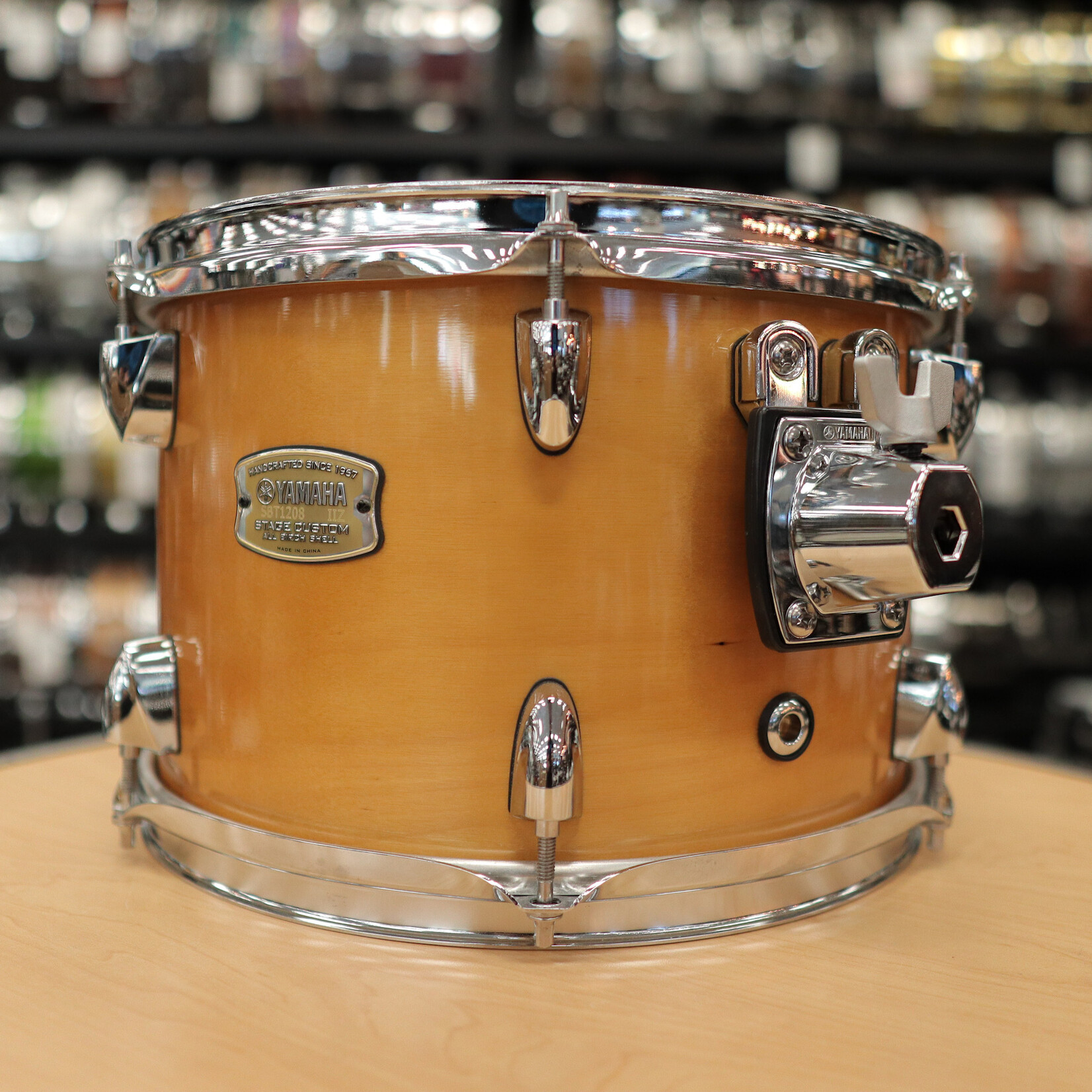 YAMAHA Pre-Owned Yamaha 8x12" Stage Custom Tom (Natural Wood)