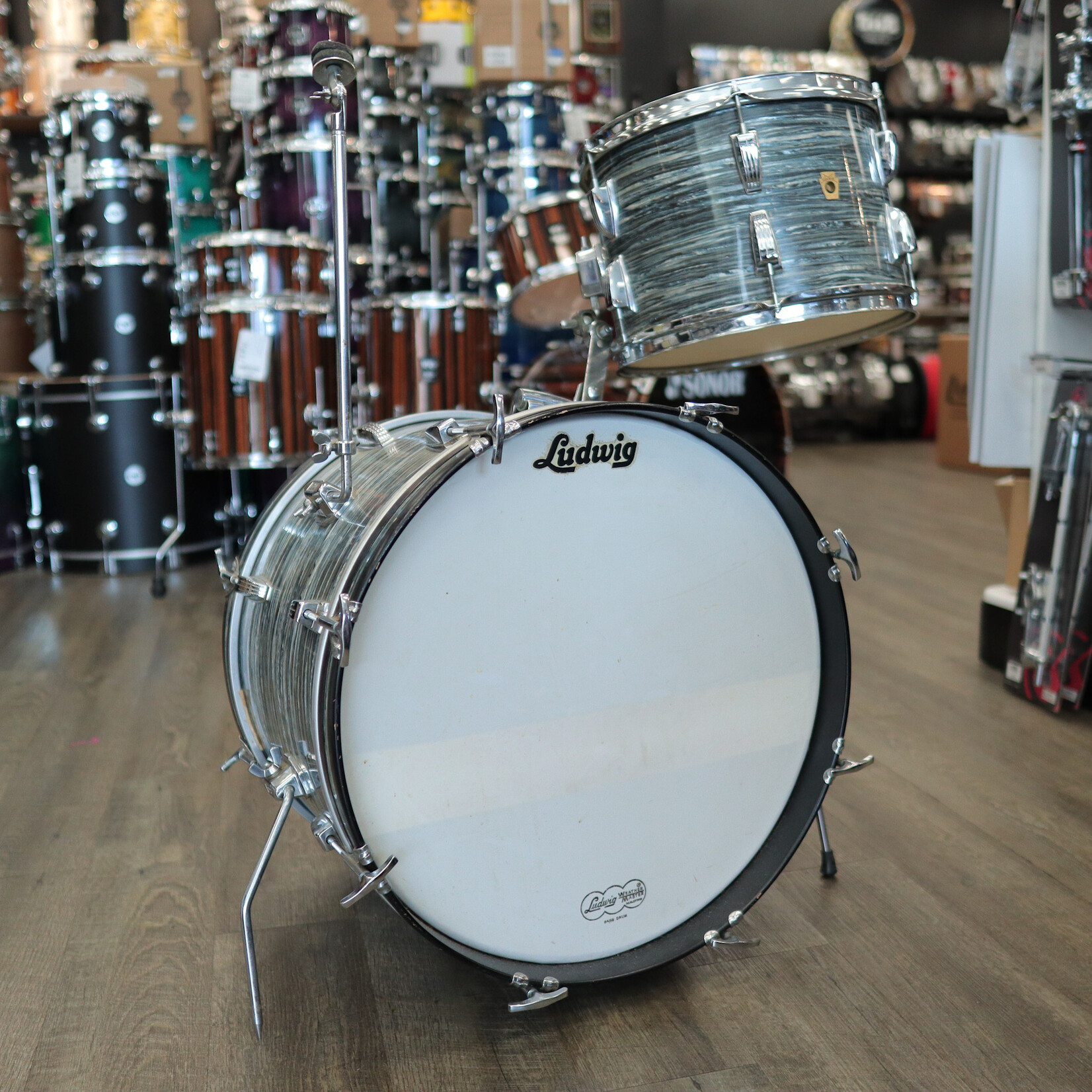 Ludwig Vintage 60s Ludwig 2-Piece Shell Pack 13/20 (Blue Oyster Pearl)