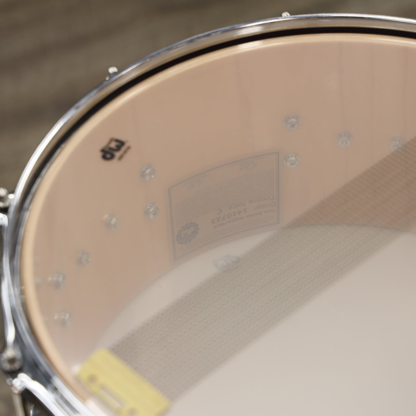 DW DW Jazz Series 6.5x14" Maple/Gum Snare Drum (Satin Oil with Chrome Hardware)