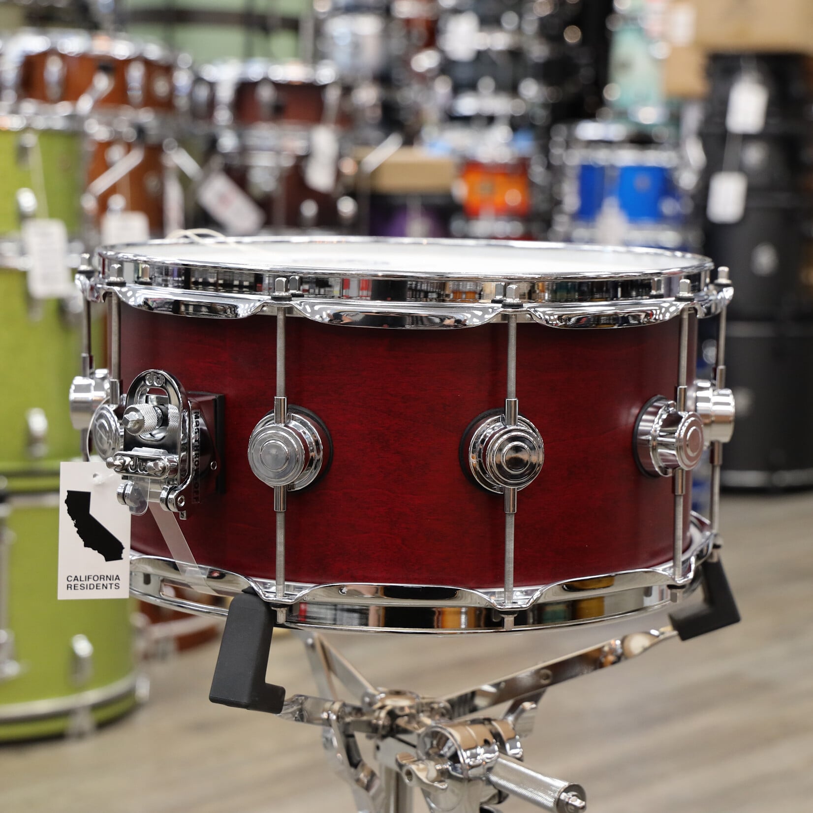 DW DW Jazz Series 6.5x14" Maple/Gum Snare Drum (Satin Oil with Chrome Hardware)