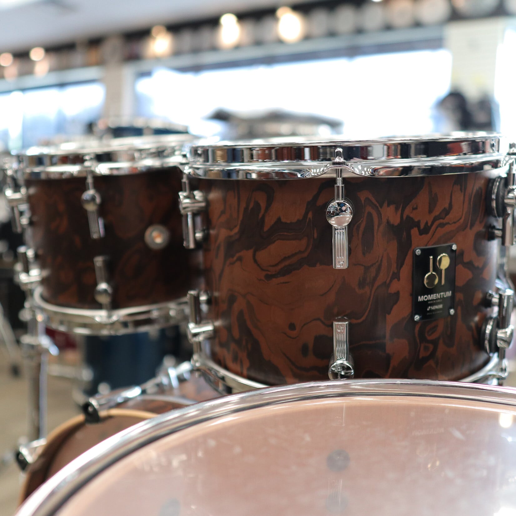 Sonor Demo Sonor Momentum Beech 5-pc Shell Pack 22/10/12/14/16 (California Burl)