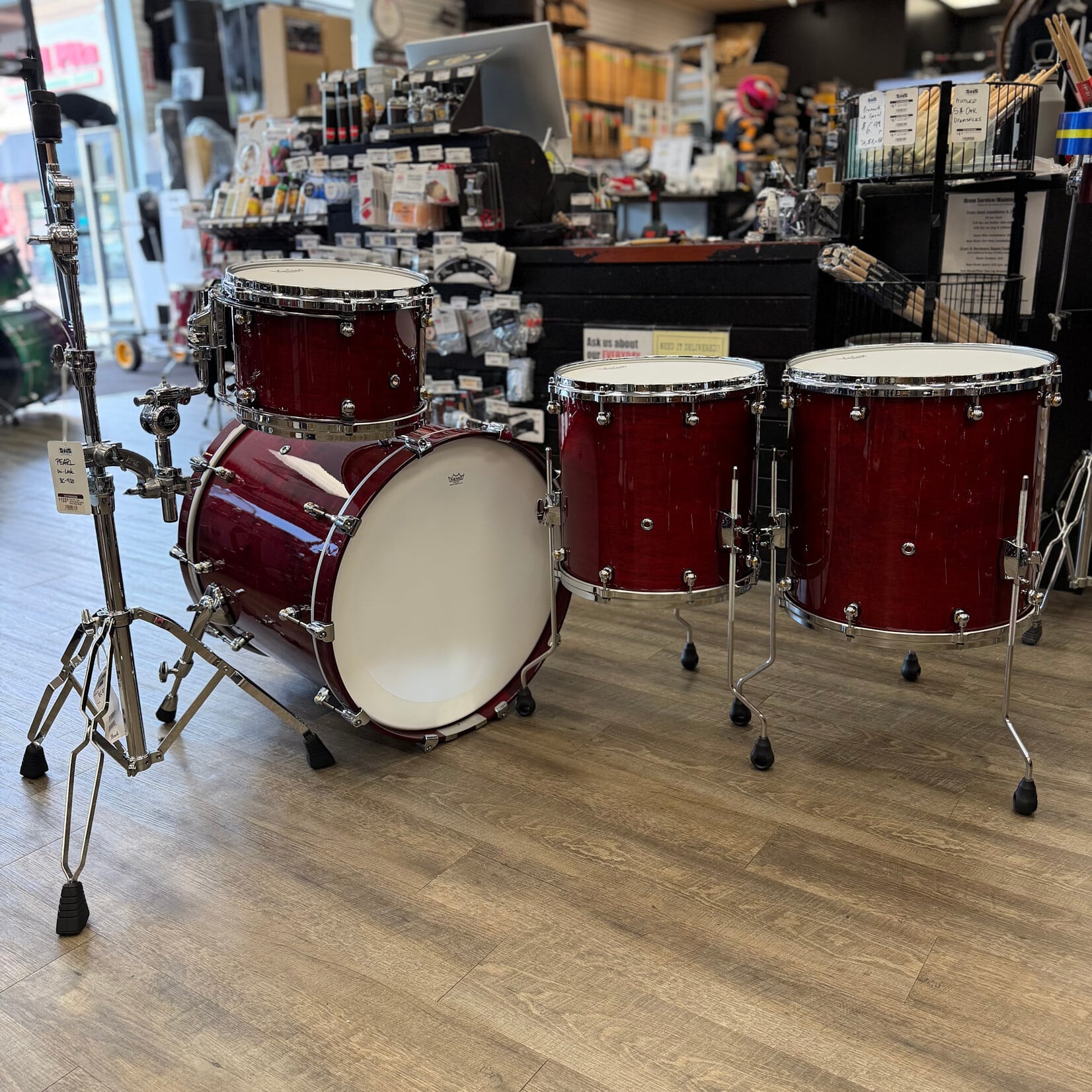 Pearl Pearl Reference One 4-pc Shell Pack 22/12/14FT/16FT (Natural Cherry)