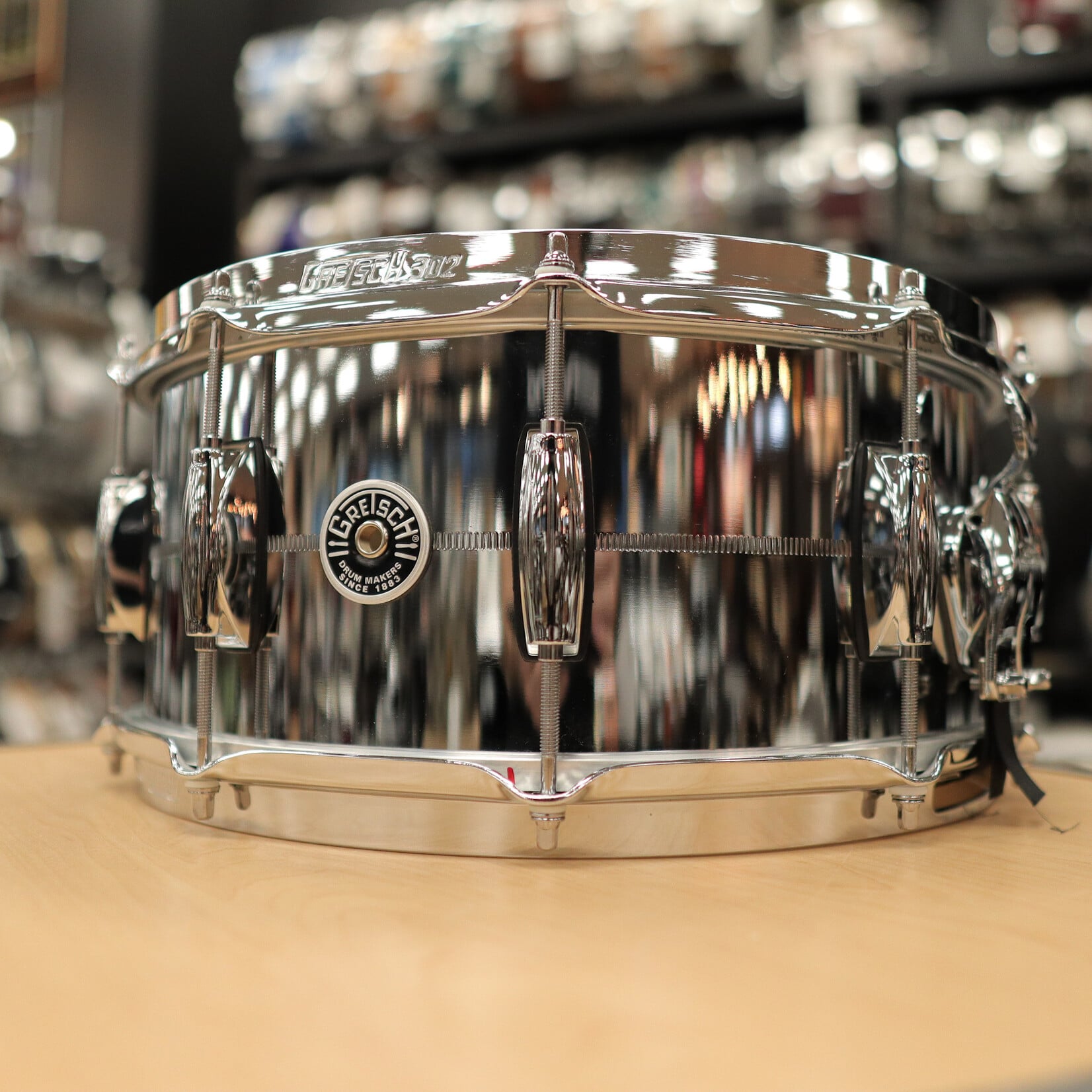 Gretsch Pre-Owned Gretsch Brooklyn 6.5x14" Chrome over Steel Snare Drum GB4164S