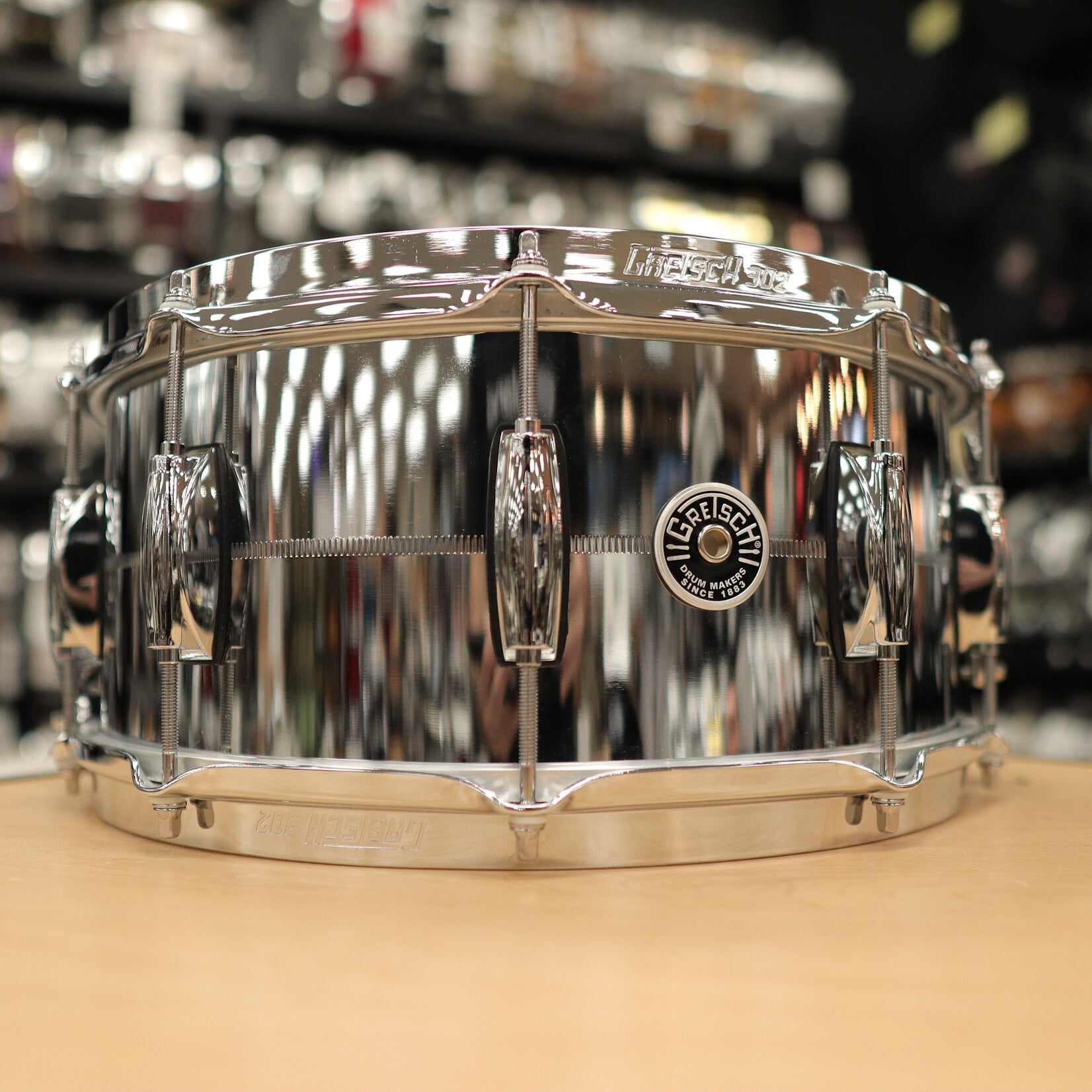 Gretsch Pre-Owned Gretsch Brooklyn 6.5x14" Chrome over Steel Snare Drum GB4164S